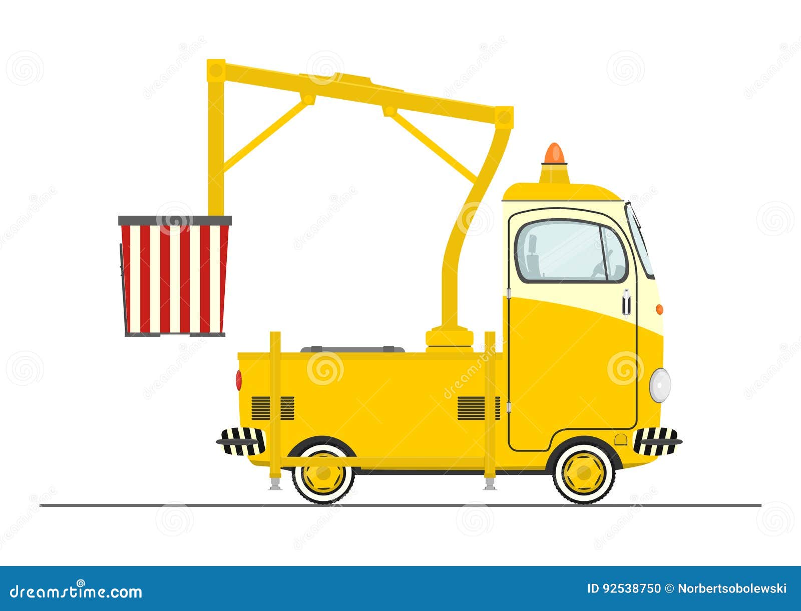 Cherry Picker Royalty-Free Cartoon | CartoonDealer.com #61371863
