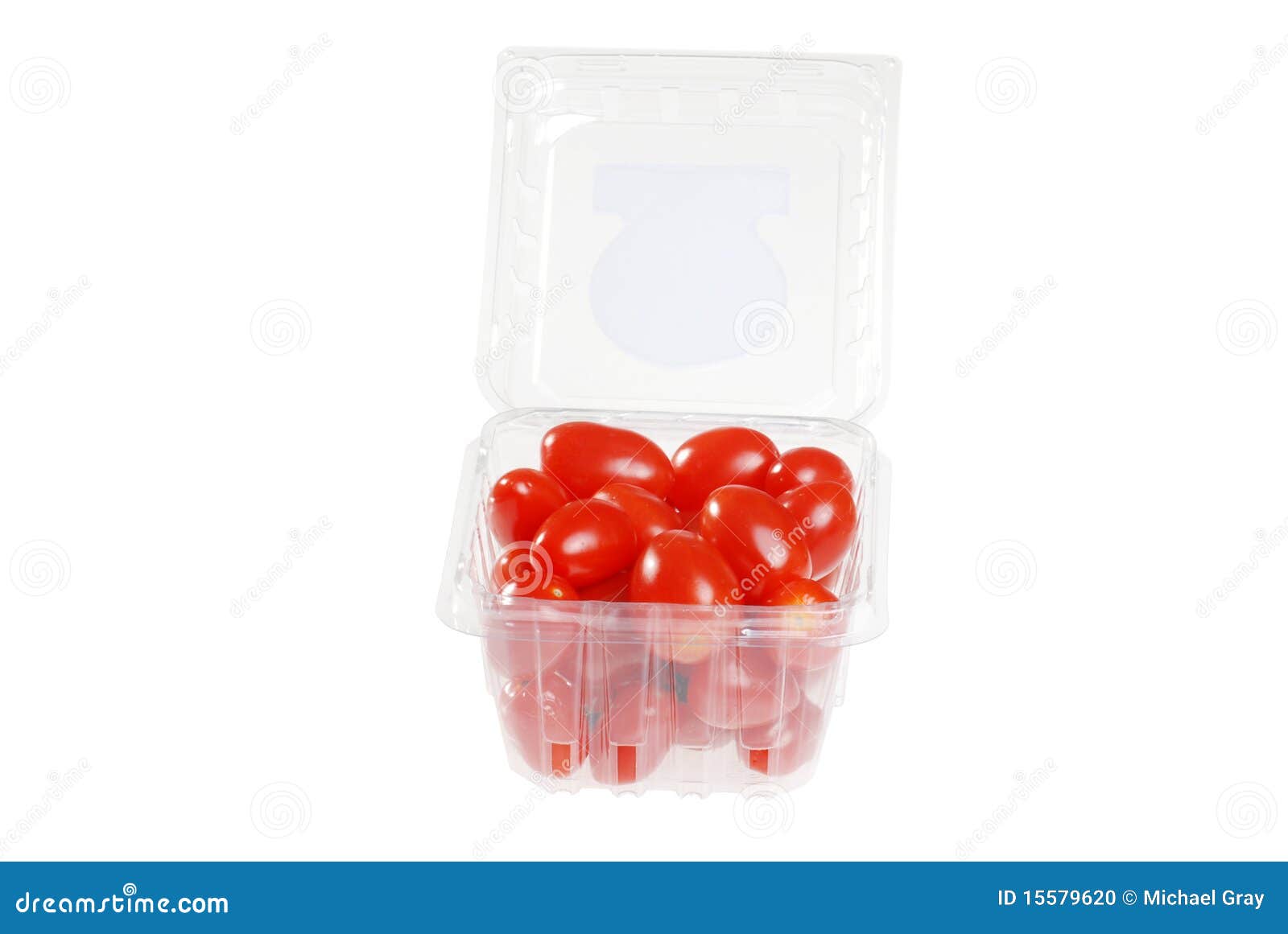 Cherry Tomatoes in a Plastic Container Stock Photo Image of veggie