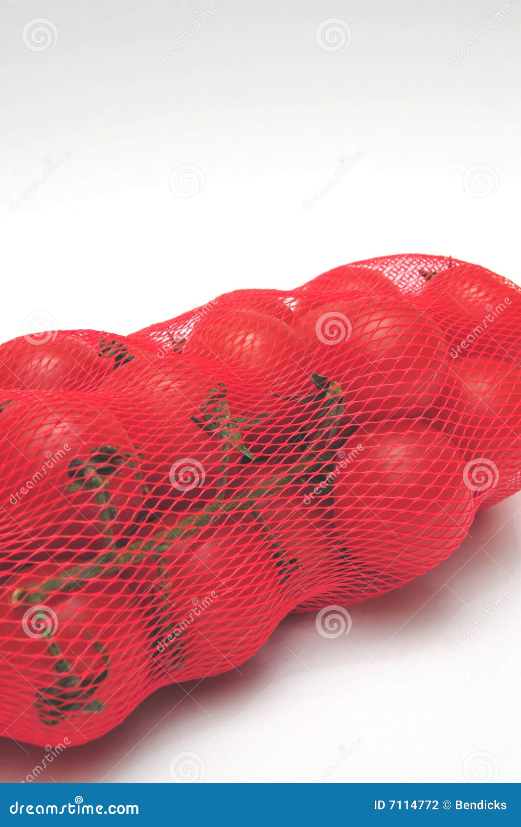 Cherry Tomatos and Mesh Bag Stock Photo Image of healthy, spice 7114772