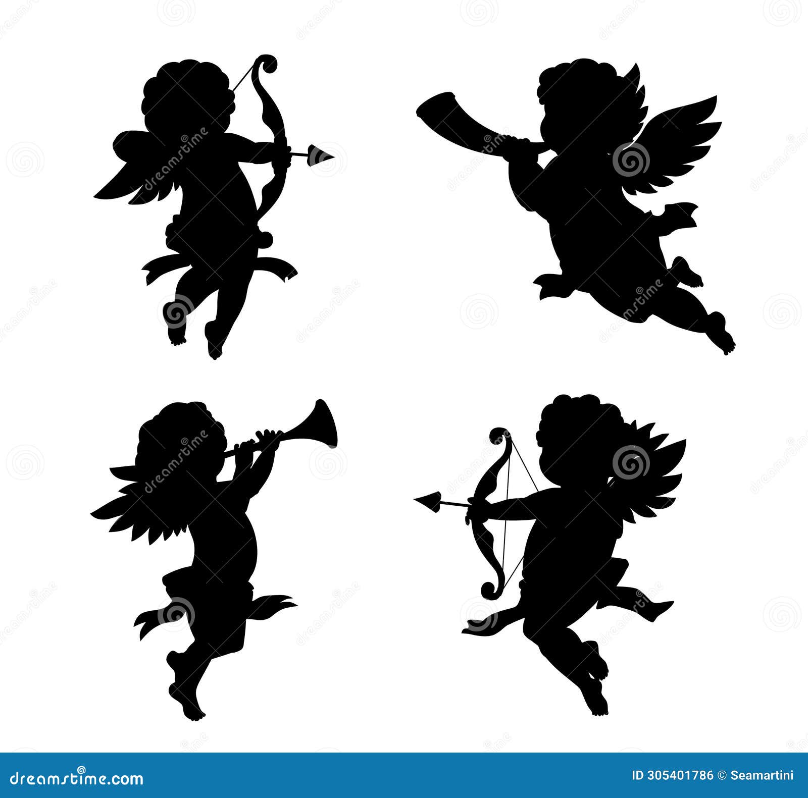 Baroque Cupids Stock Illustrations – 38 Baroque Cupids Stock