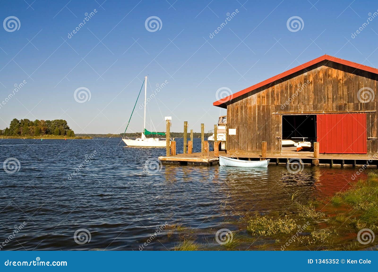 Chesapeake BoatHouse stock photo. Image of boat, chesapeake 1345352