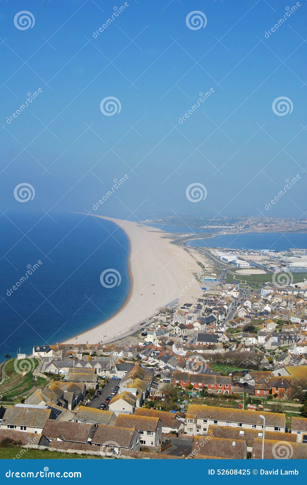 Chesil Beach stock image. Image of spit, surf, high, level 52608425