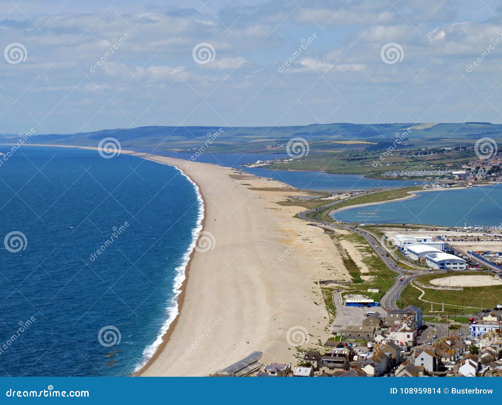 Chesil beach, Dorset - Stock Image - E280/0343 - Science Photo Library