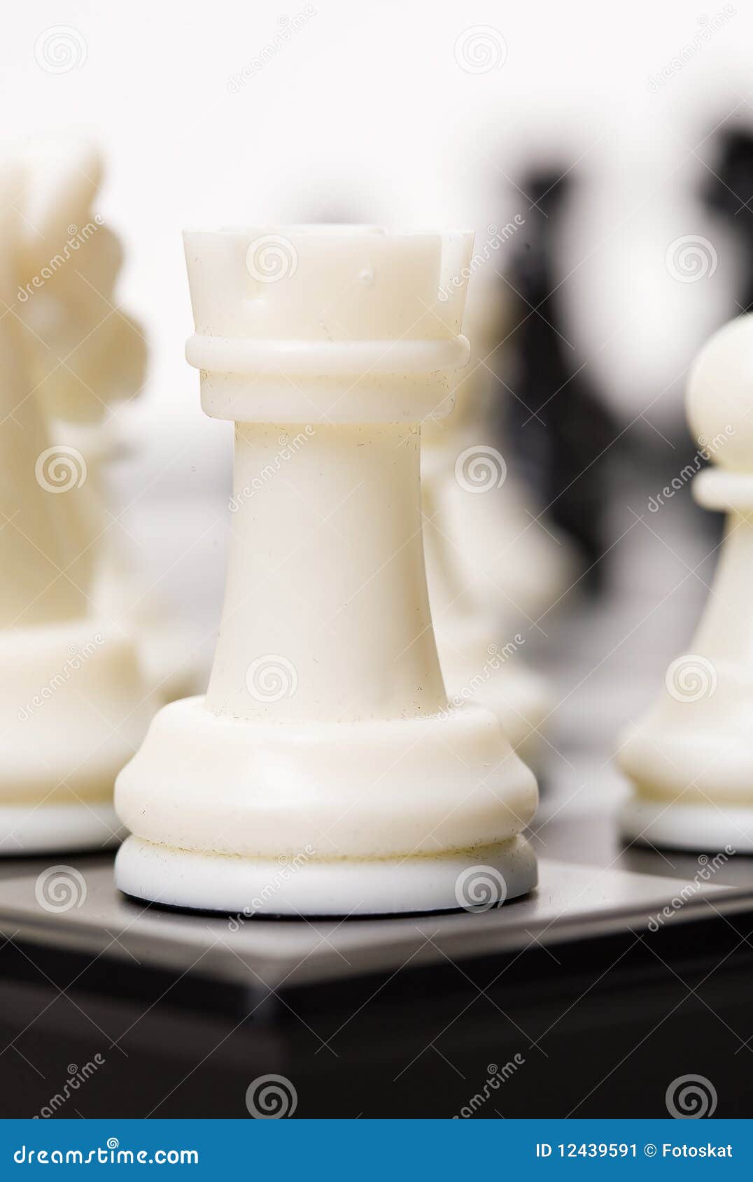 Close-up Of A Rook Chess Piece Stock Photo, Picture and Royalty Free Image.  Image 10236223.