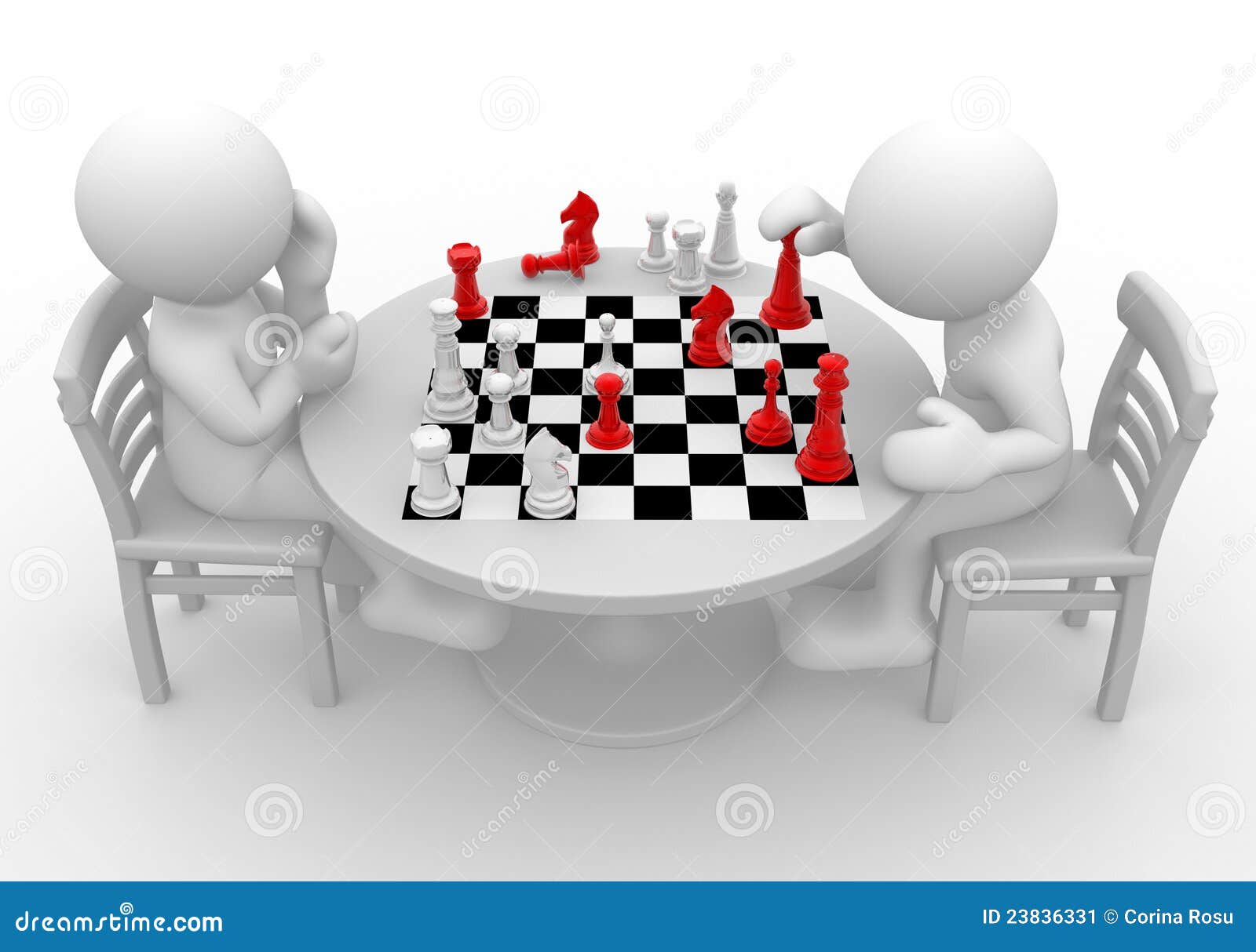 Chess stock illustration. Illustration of characters - 23836331