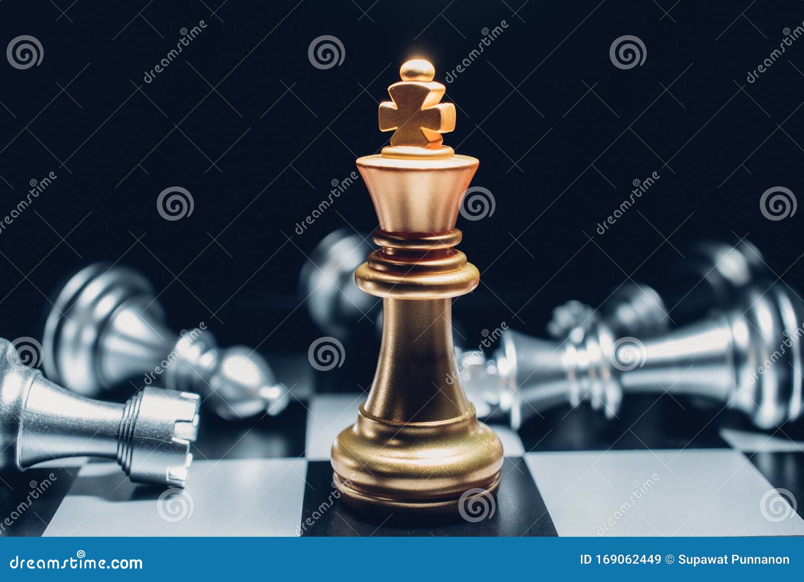 Chess game business strategy concept