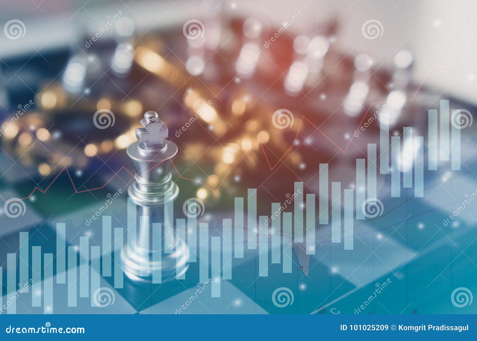 chess board game concept of business ideas and competition and strategy plan success meaning