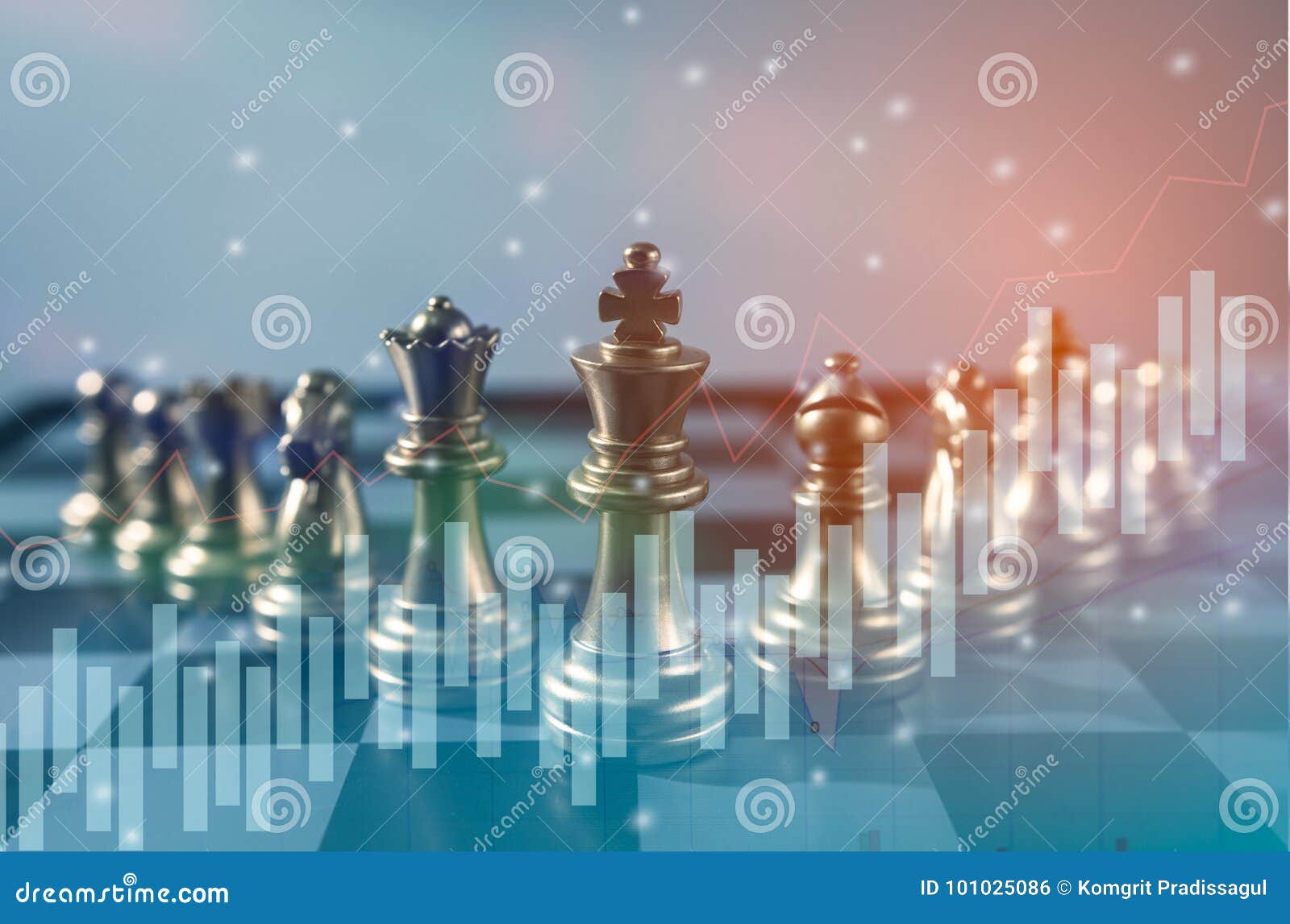 Investment Leadership Concept : The King Chess Piece With Chess Others  Nearby Go Down From Floating Board Game Concept Of Business Ideas And  Competition And Strategy Plan Success Meaning, Stock Photo, Picture