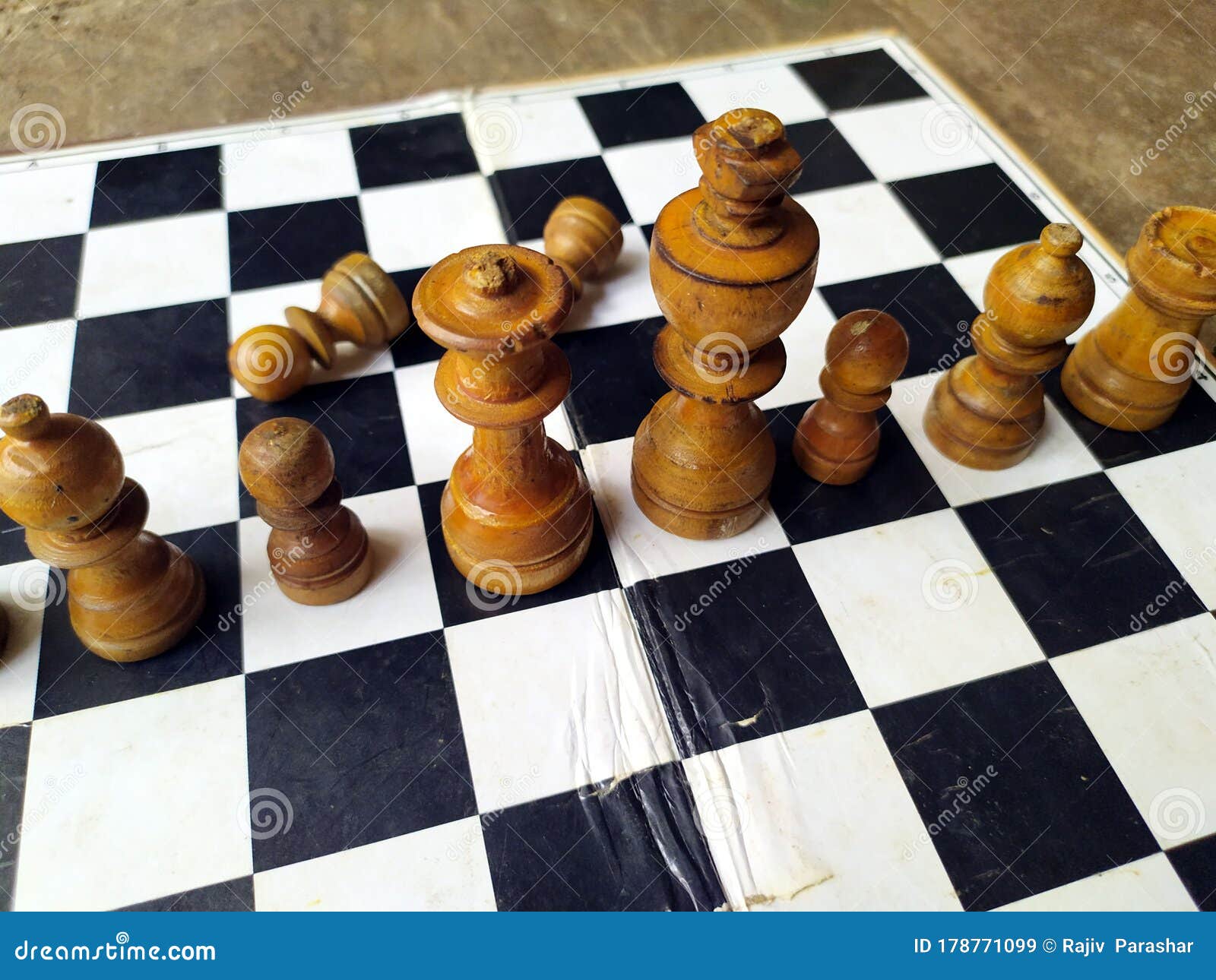 Chess Board Game for Ideas and Competition and Strategy, Business