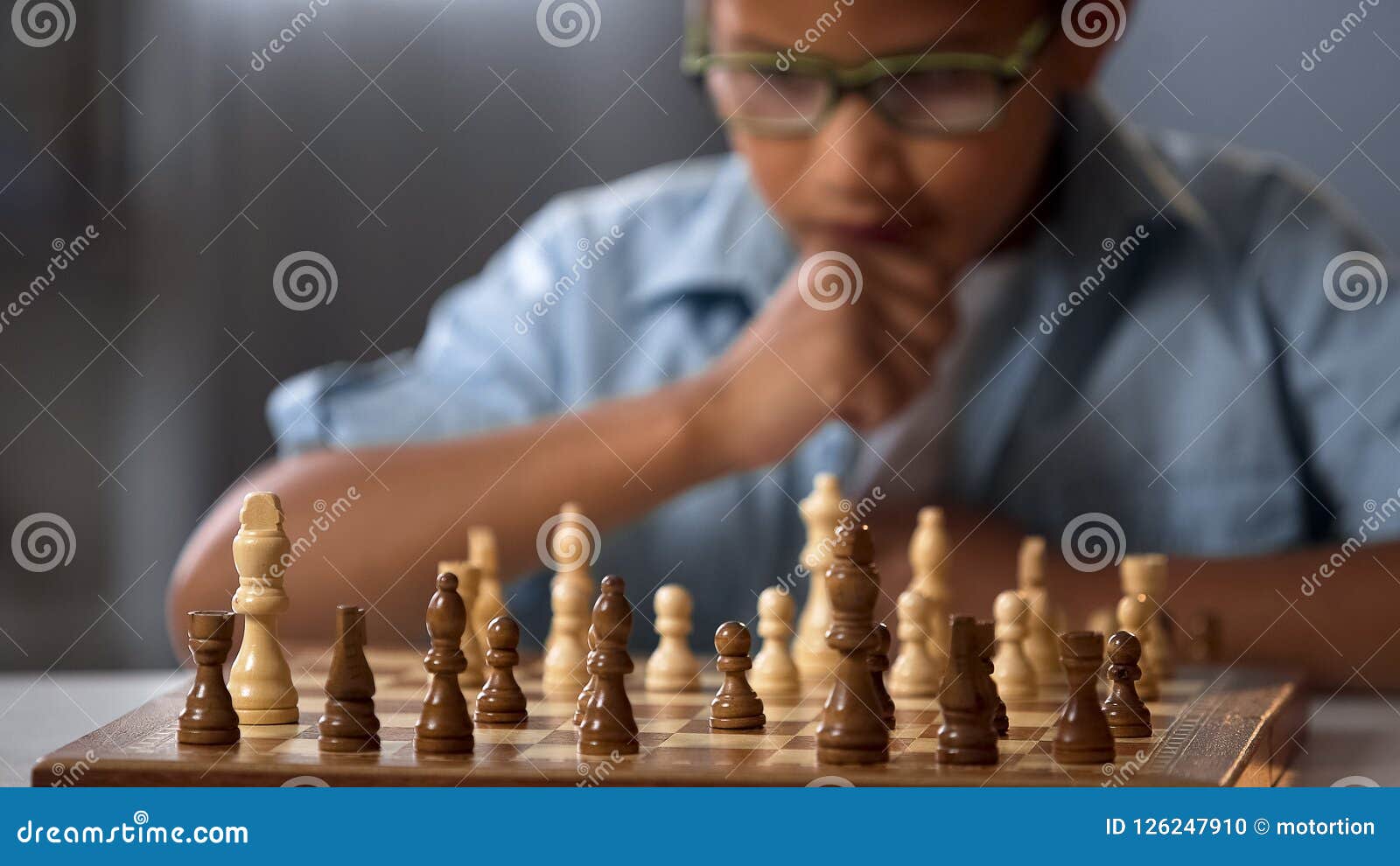 next move in a chess game, Stock image