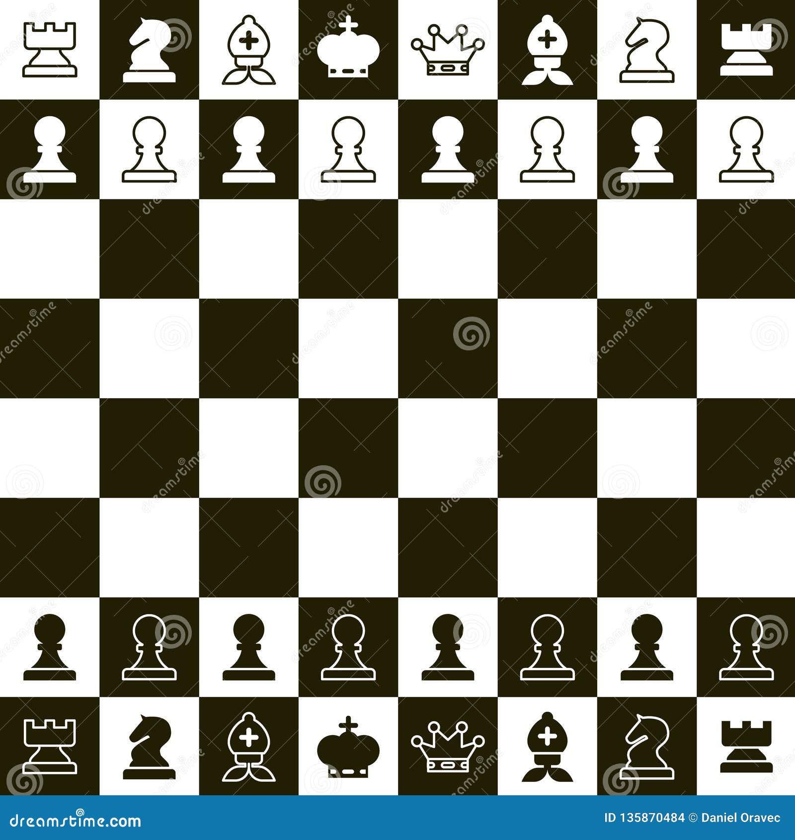 Chess table online game app concept strategy Vector Image