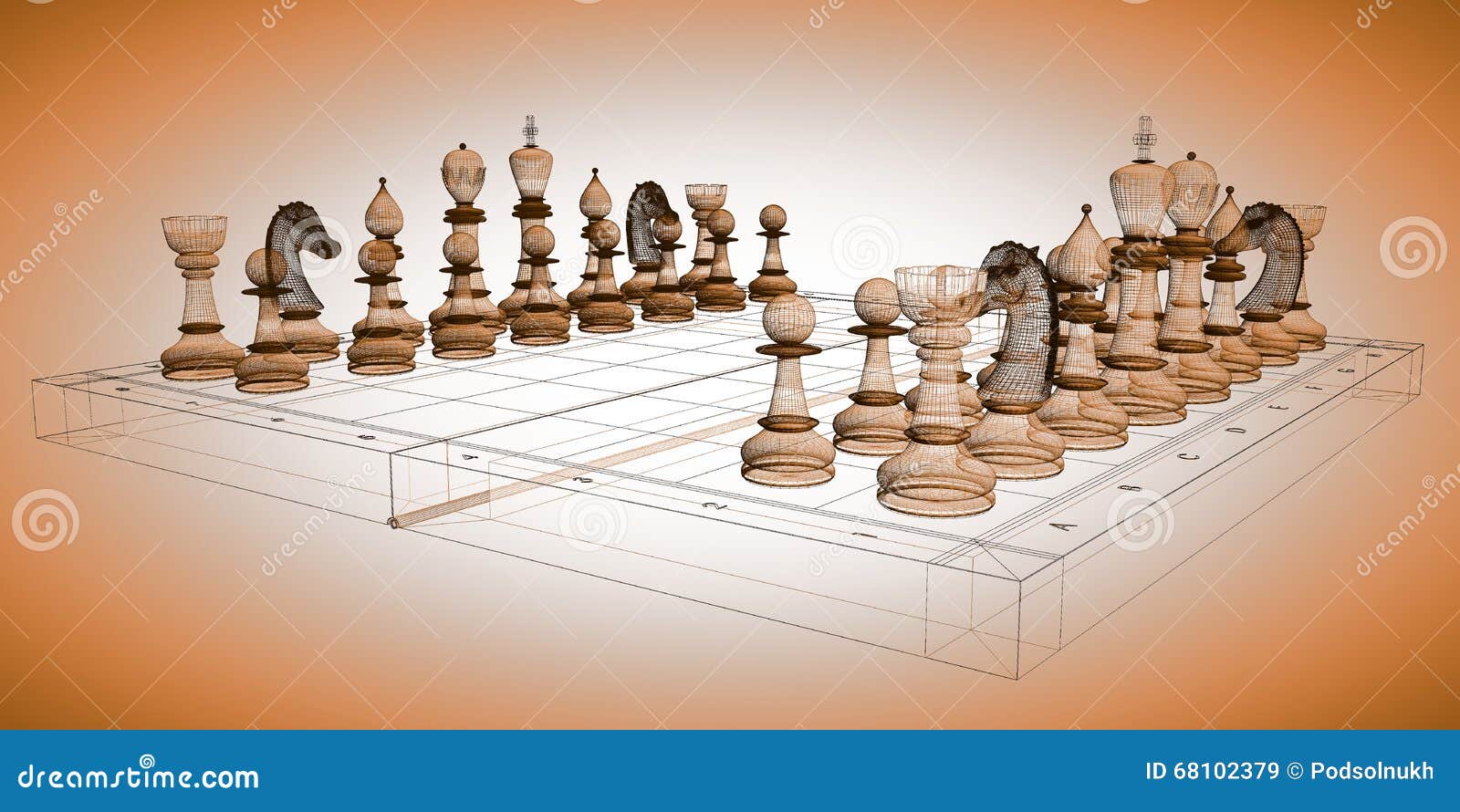 Chess body structure stock illustration. Illustration of close 68102379