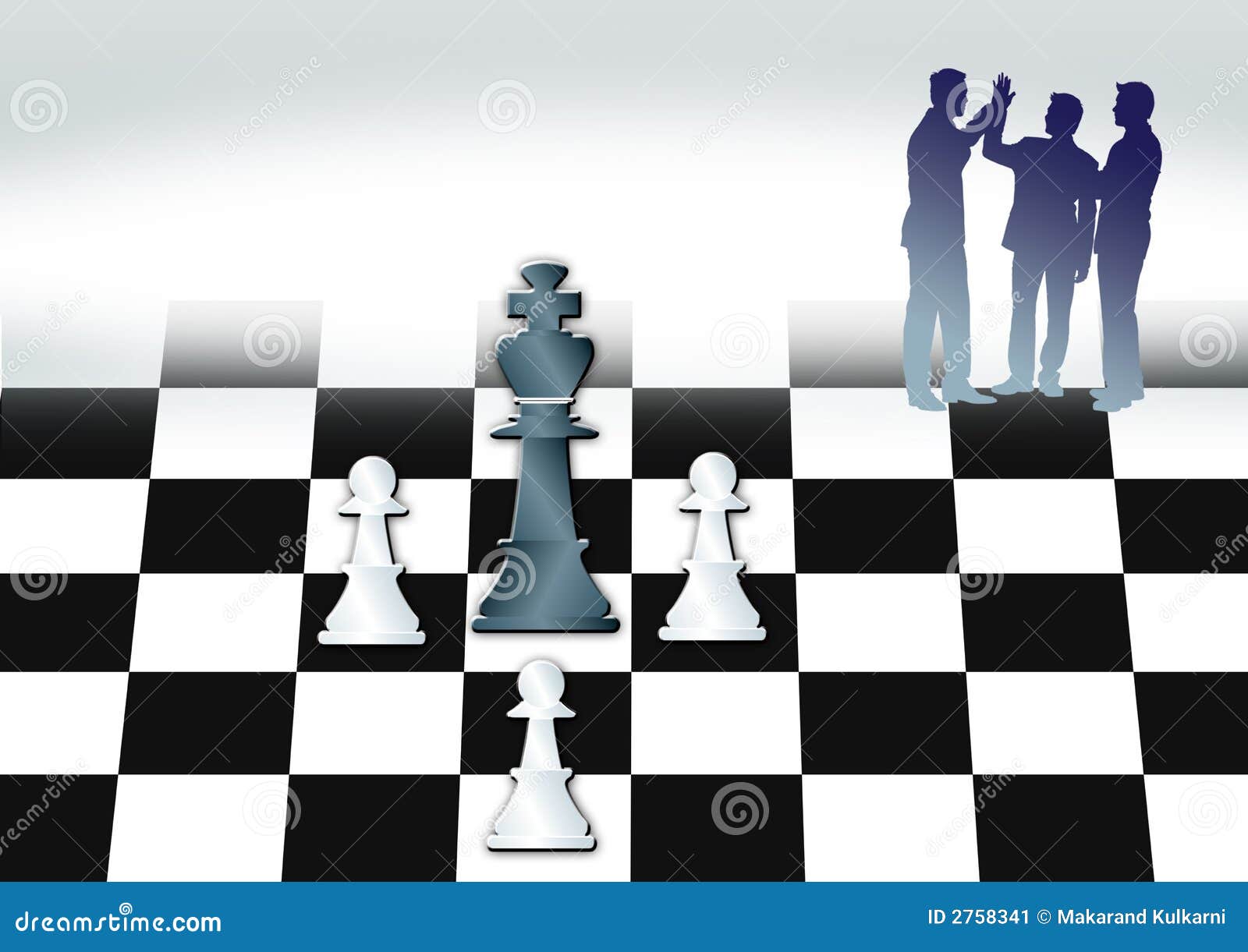 Chess and business stock illustration. Illustration of corporate - 2758341