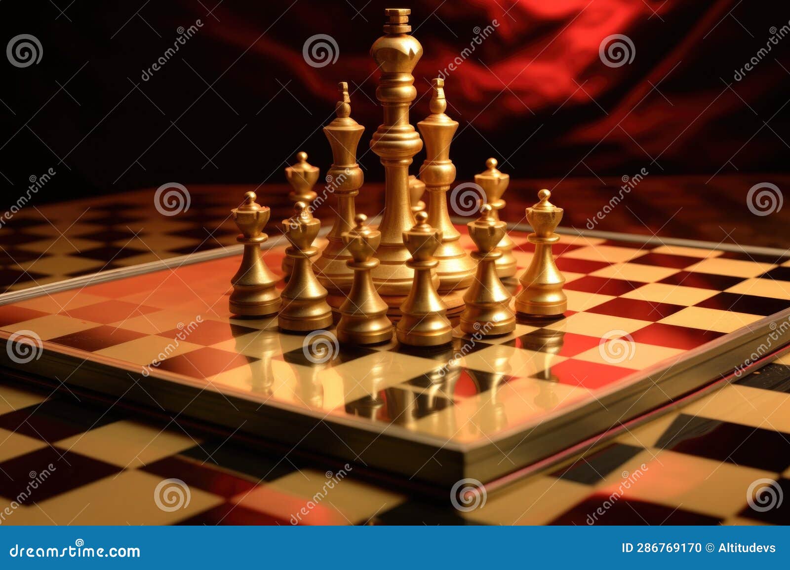 Chess Clock Ticking Down, Emphasizing Time Pressure Stock Photo Image