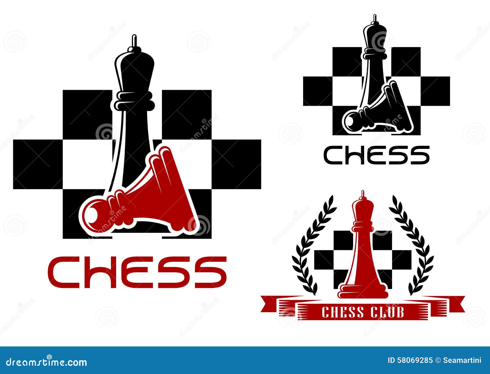 Chess Piece 3d Illustration Banner Of Pieces With A Fallen Pawn