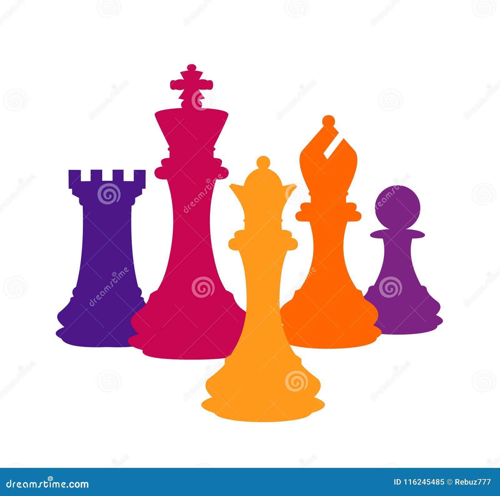 Chess Tournament Winner List With Chess Pieces Horizontal Oriented Template  Order Of Five Names Stock Illustration - Download Image Now - iStock