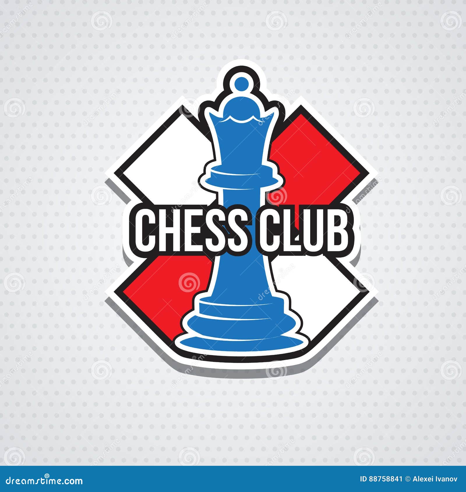 Premium Vector  Logo design chess grand master champion with