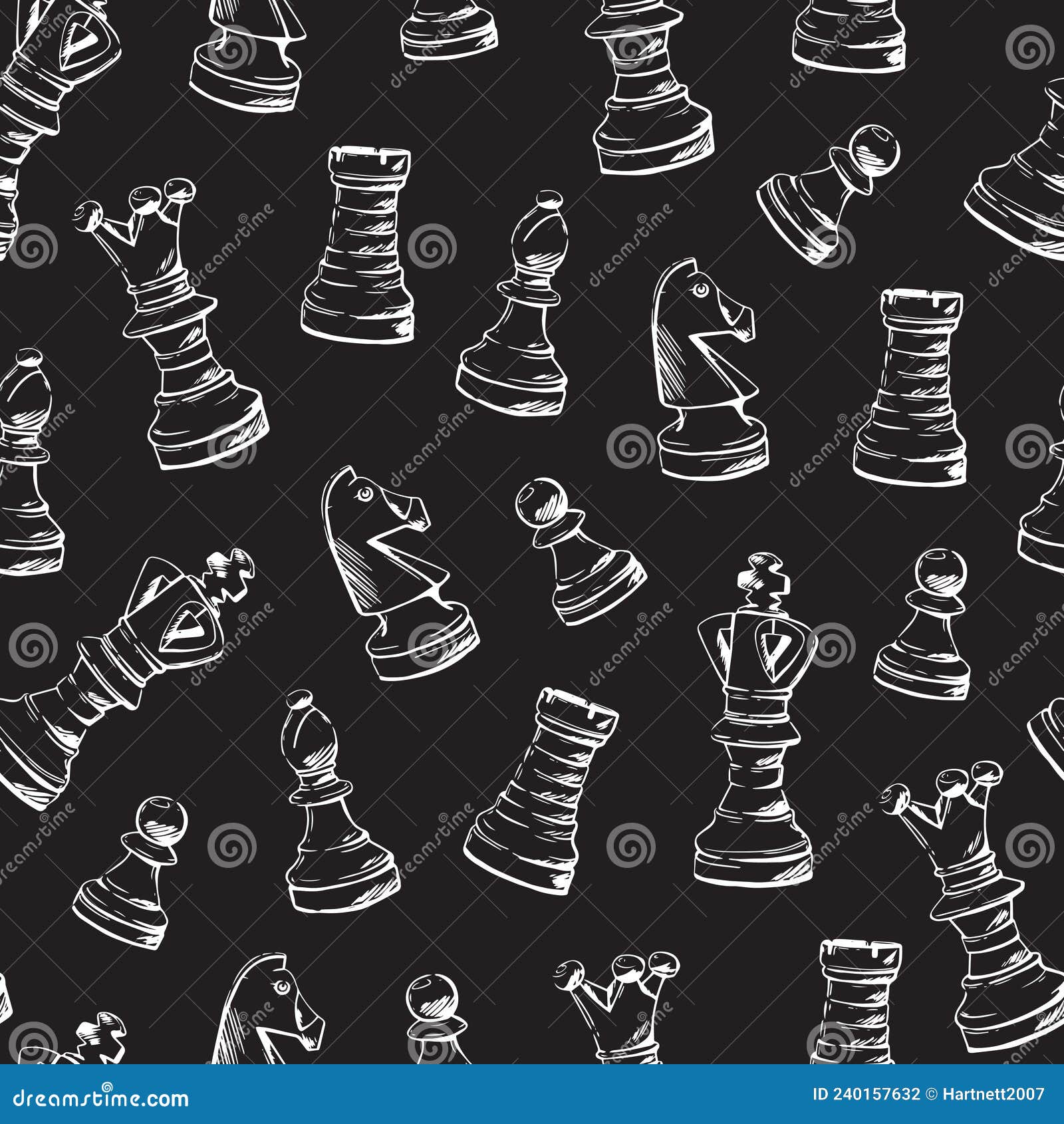 Premium Vector  Chess board seamless pattern