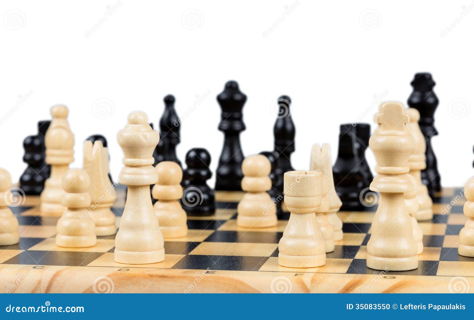 Chess game stock photo. Image of concept, fight, nobody  35083550