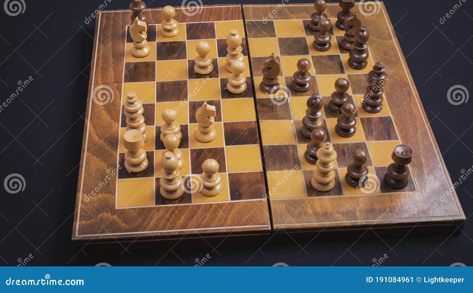 4K Queen Takes King Checkmate Chess Game, Stock Video