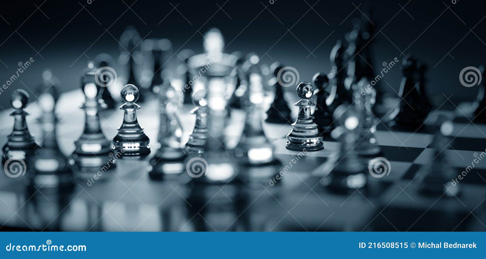 chess game. strategic desicion making. plan and competition