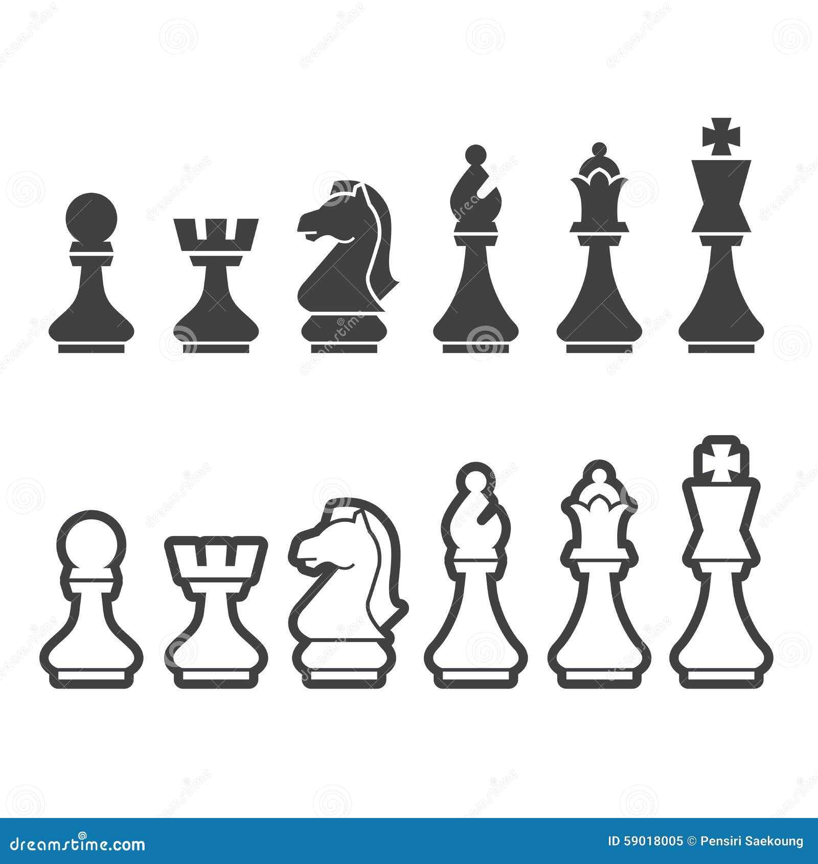 Chess Queen Line Icon In Flat Style Vector For Apps Ui Websites Black Icon  Vector Illustration Stock Illustration - Download Image Now - iStock