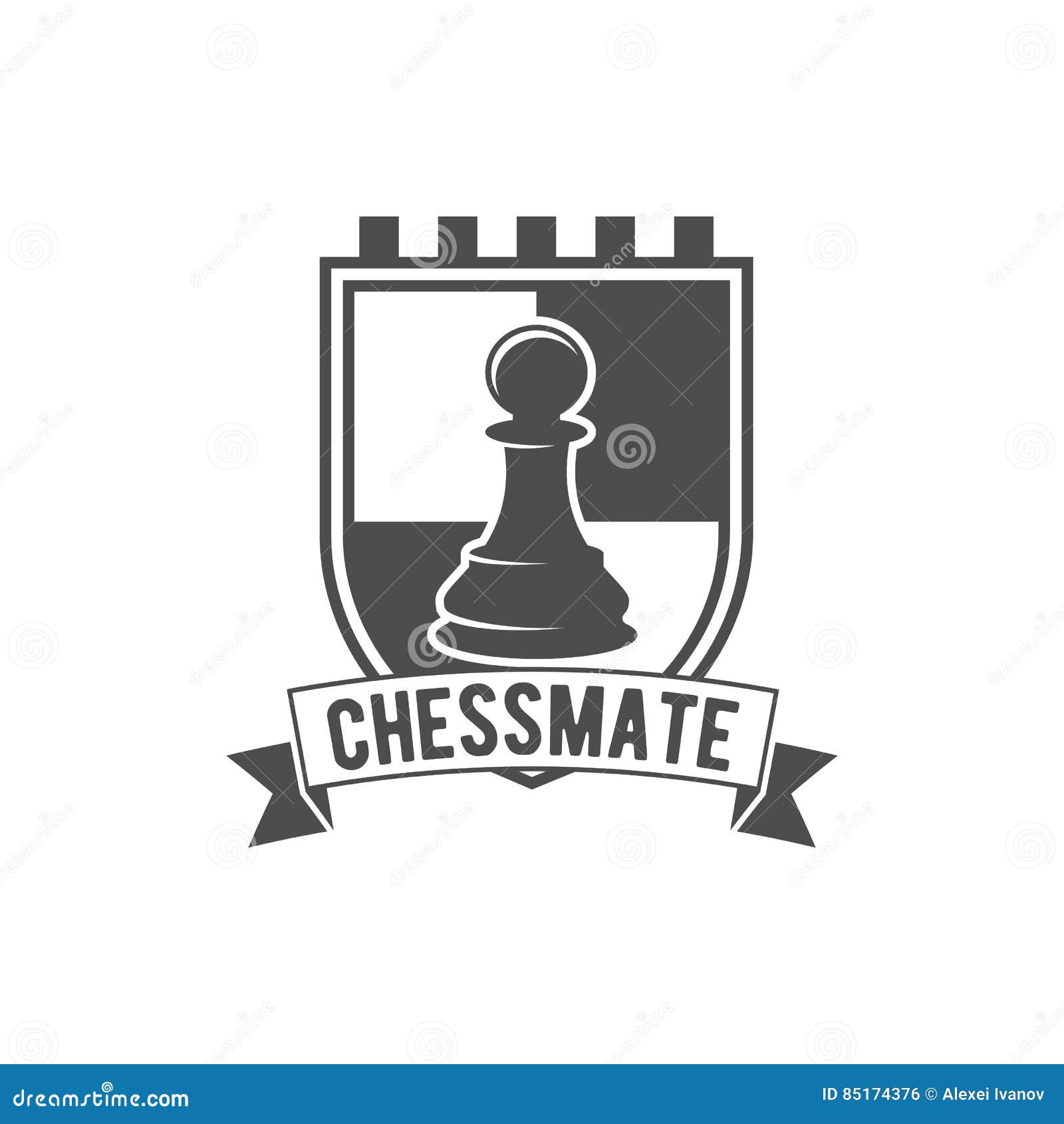 Chess Label, Badge and Design Element Stock Vector - Illustration of ...