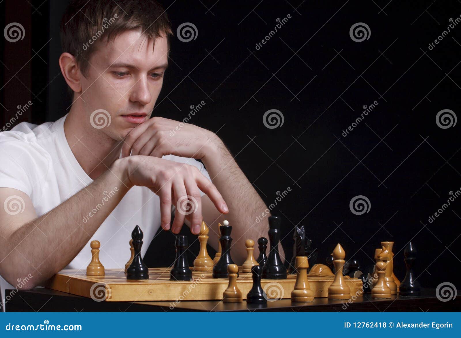 Chess master stock photo. Image of intelligent, challenge - 12762418