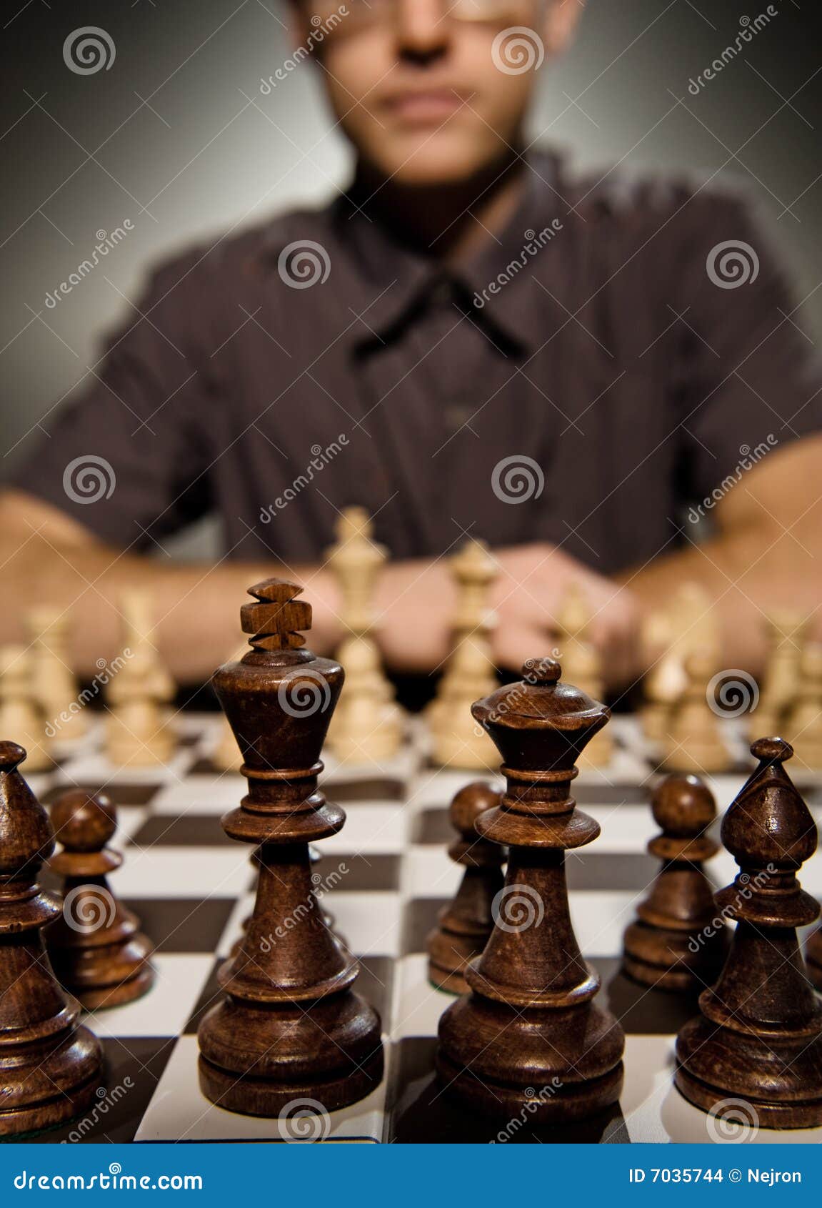 Chess Master stock photo. Image of person, intelligent - 36303030