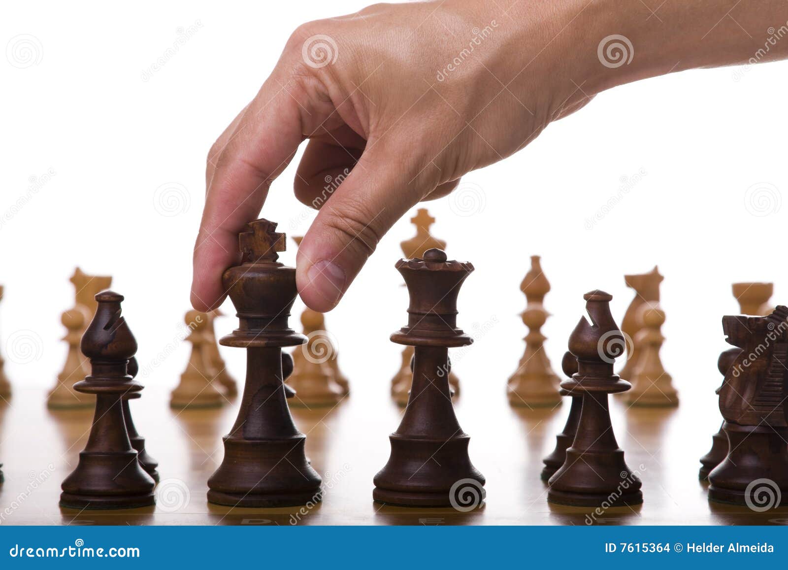 Child Thinking about Next Move Stock Image - Image of move, battle: 34909255