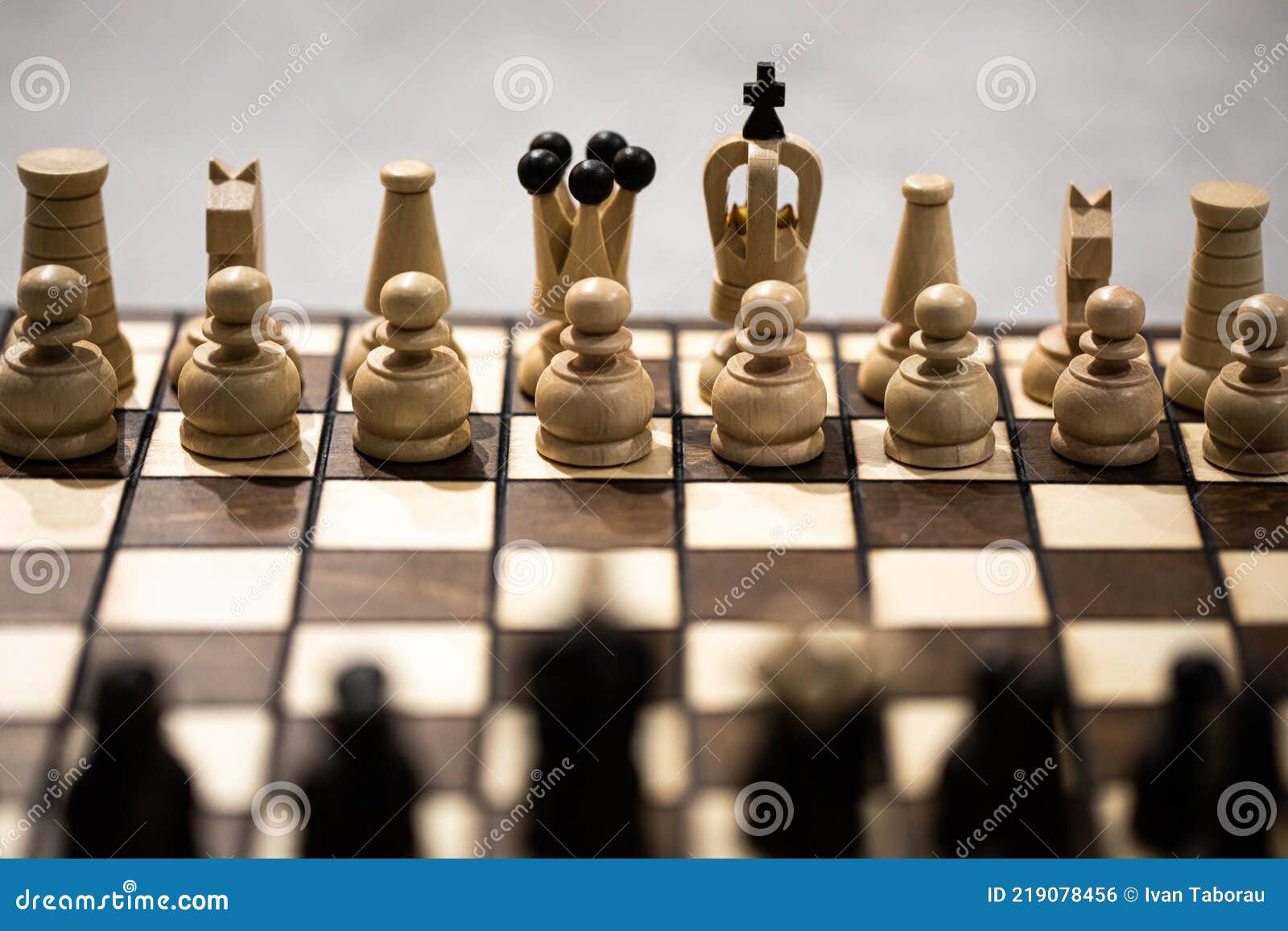 Chess Pieces on Board in Incorrect Initial Position. King is Not in His  Cell Stock Photo - Image of beginners, formation: 219078456