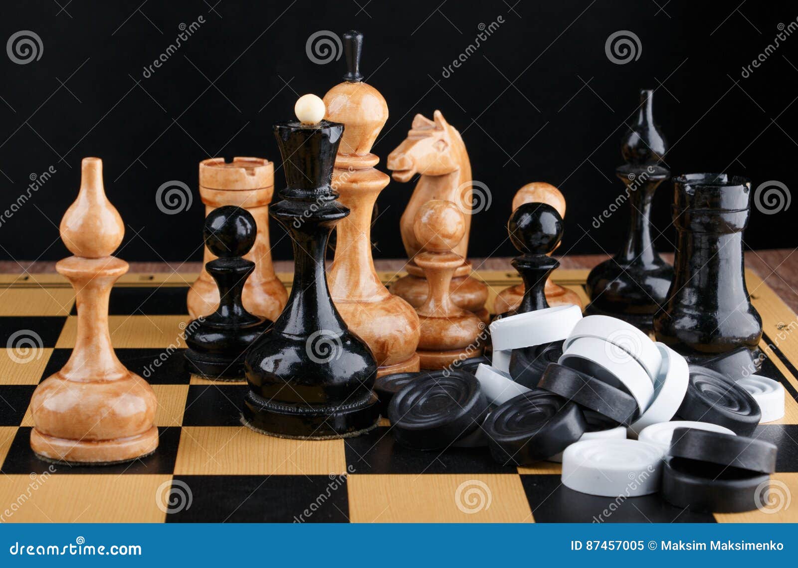 Gold Chess Pieces on Black Surface · Free Stock Photo