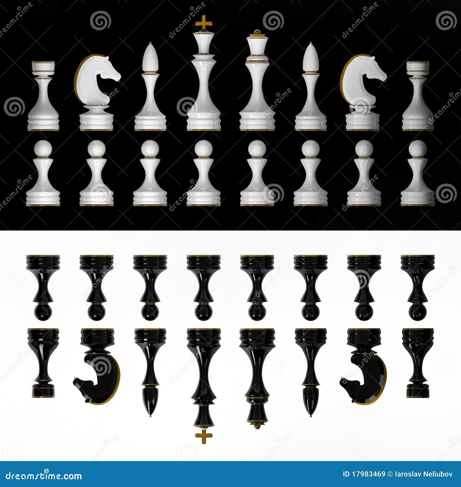 Chess Pieces Set Figure Names Stock Illustration 589663376