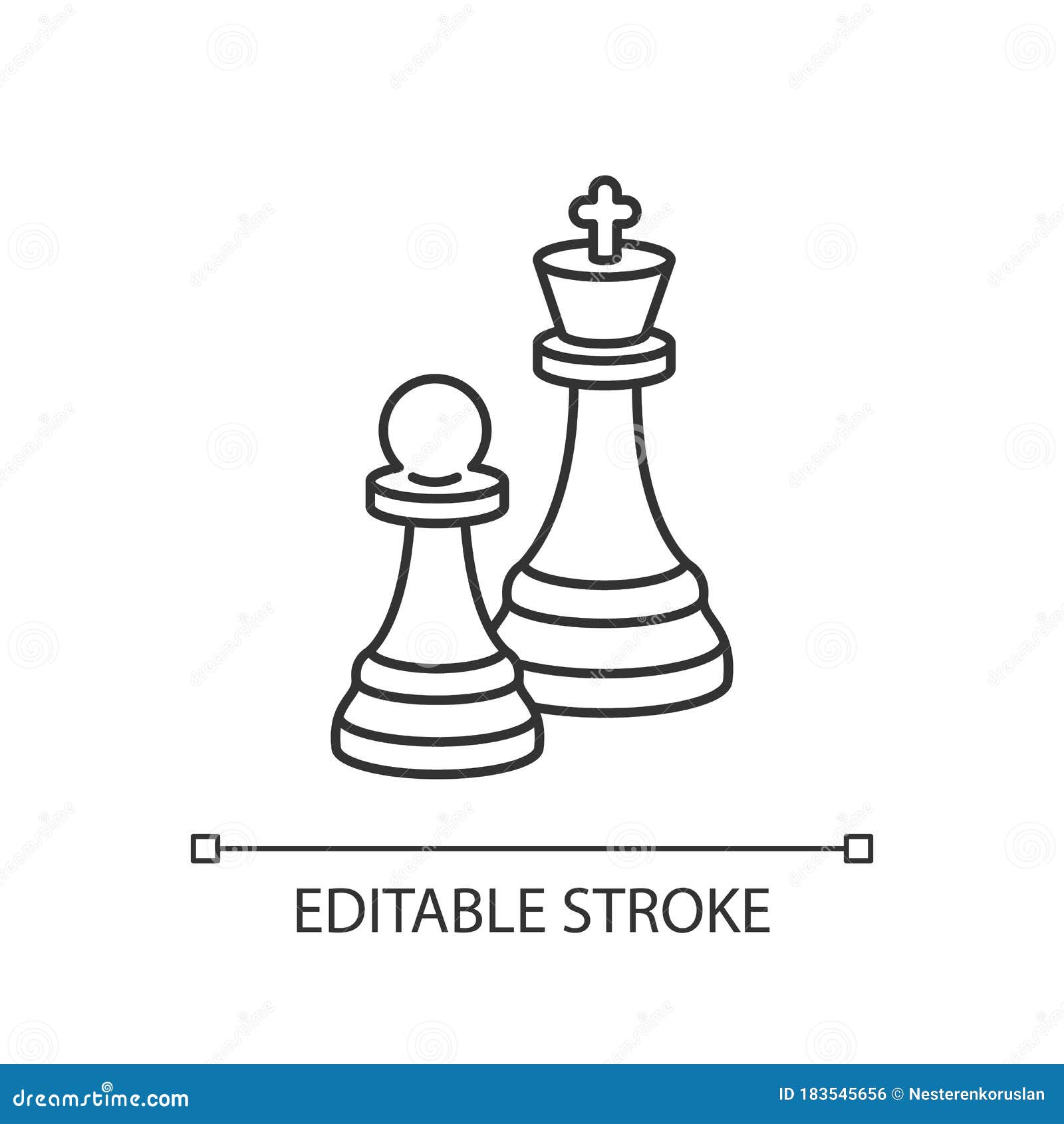 Chess Special Lineal icon