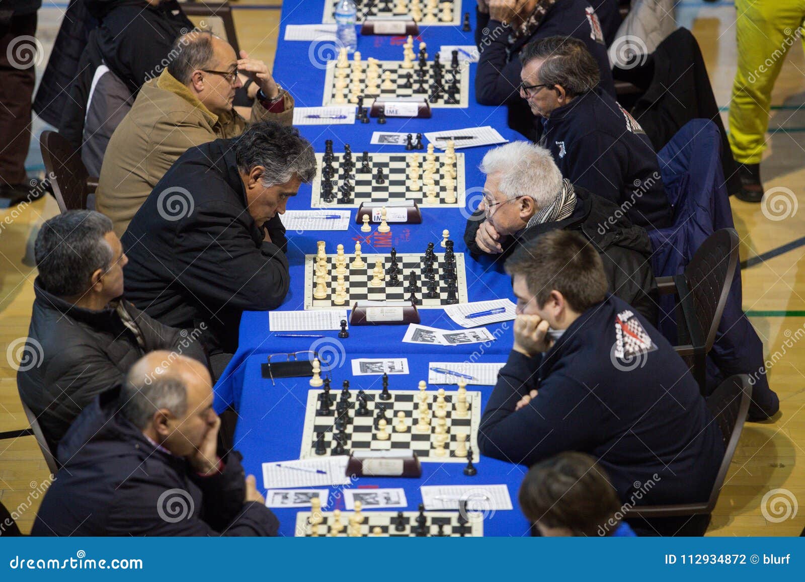 Chess Players during Gameplay at a Local Tournament Editorial Photography -  Image of couple, chessmen: 112934872