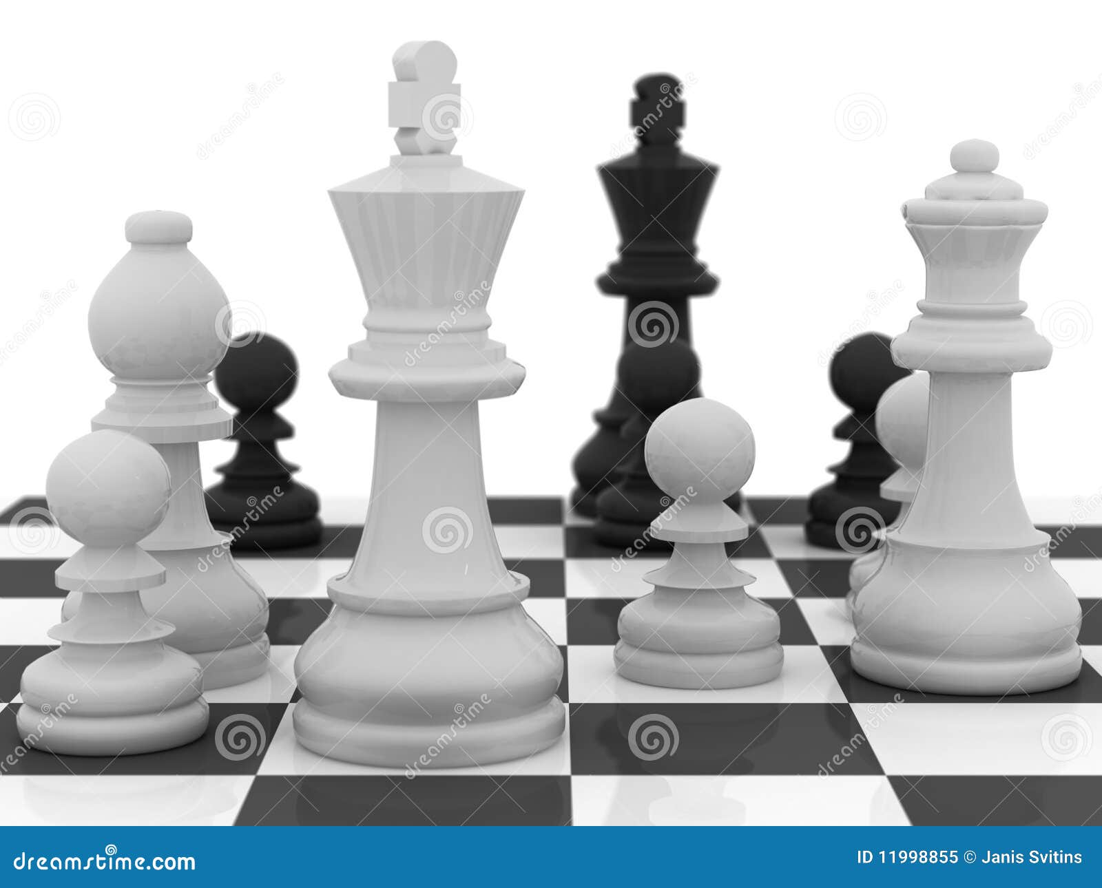 Chess strategy stock illustration. Illustration of board - 10259194