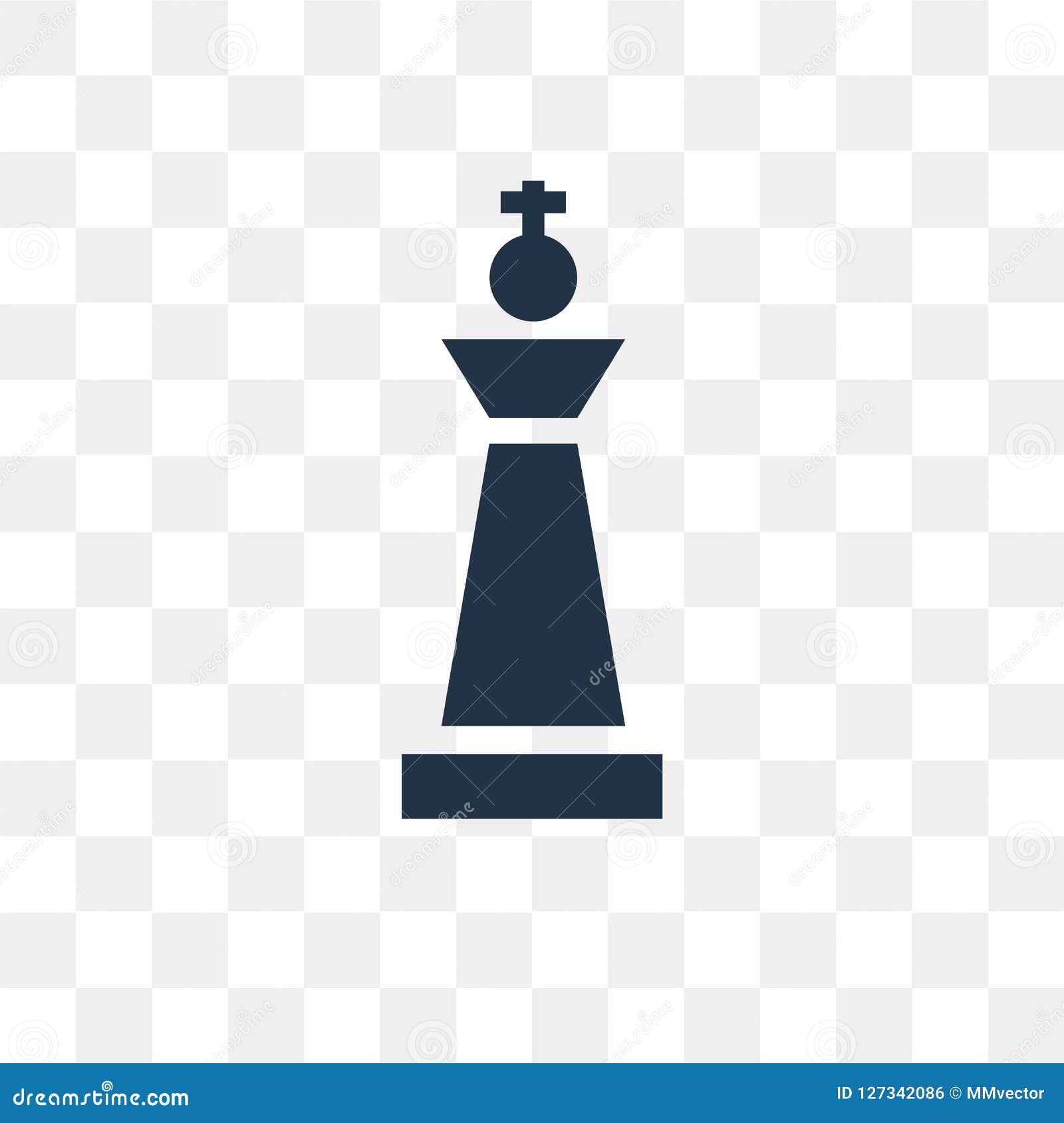 Chess board icon on transparent background Vector Image