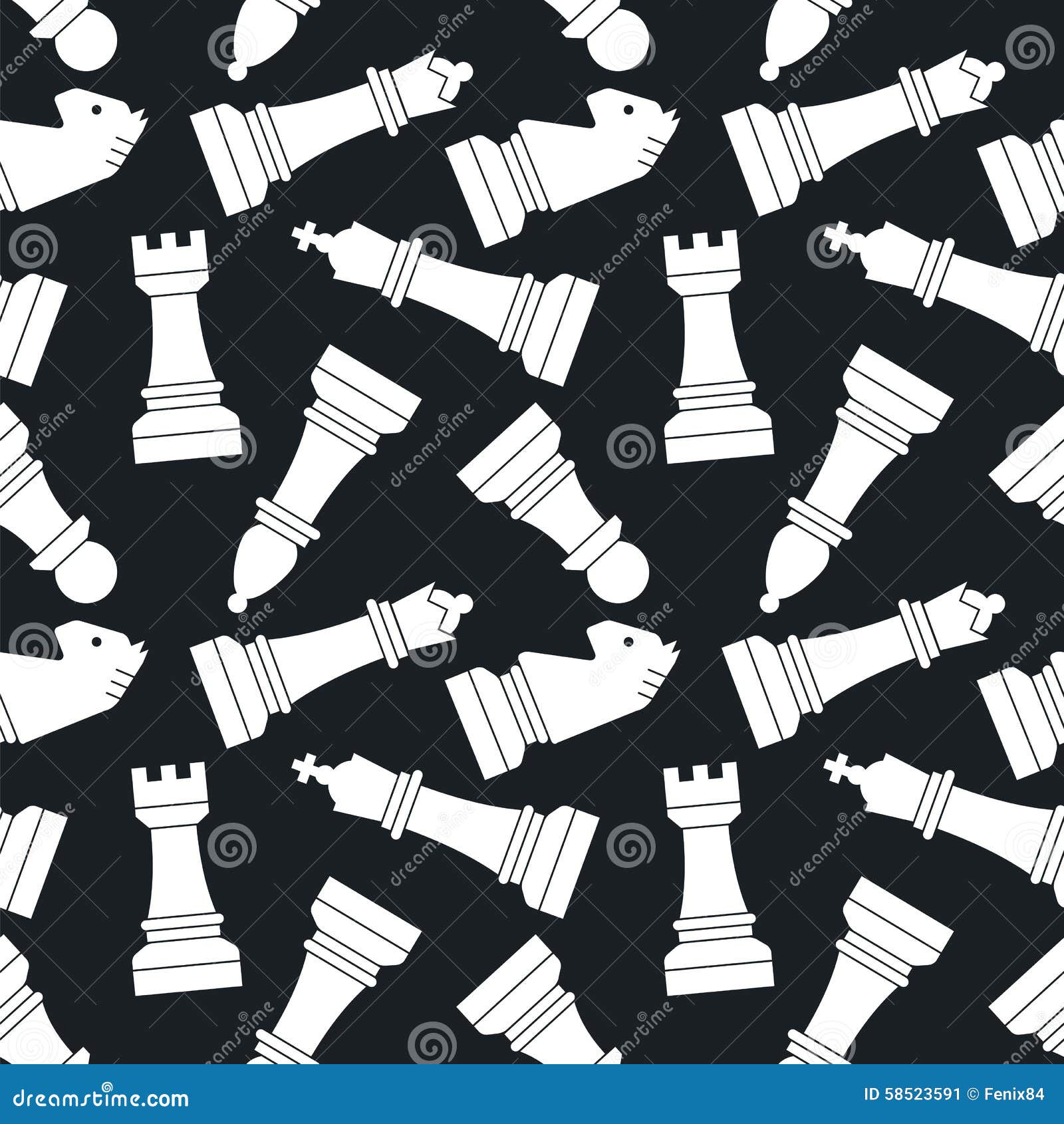 Chess Pieces Set Figure Names Stock Illustration 589663376