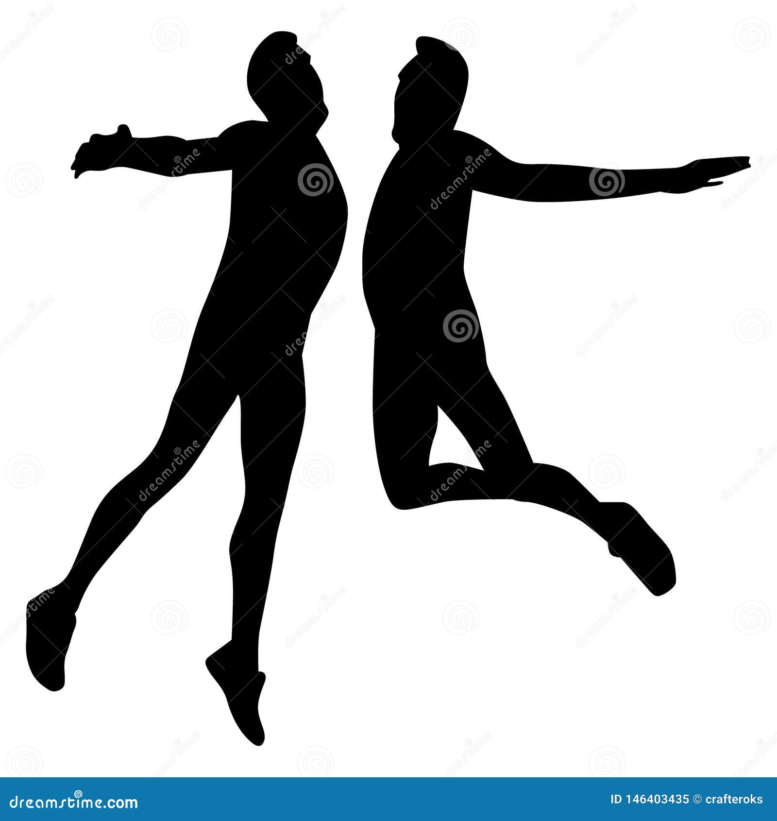 Chest Bump Vector Illustration by Crafteroks Stock Vector