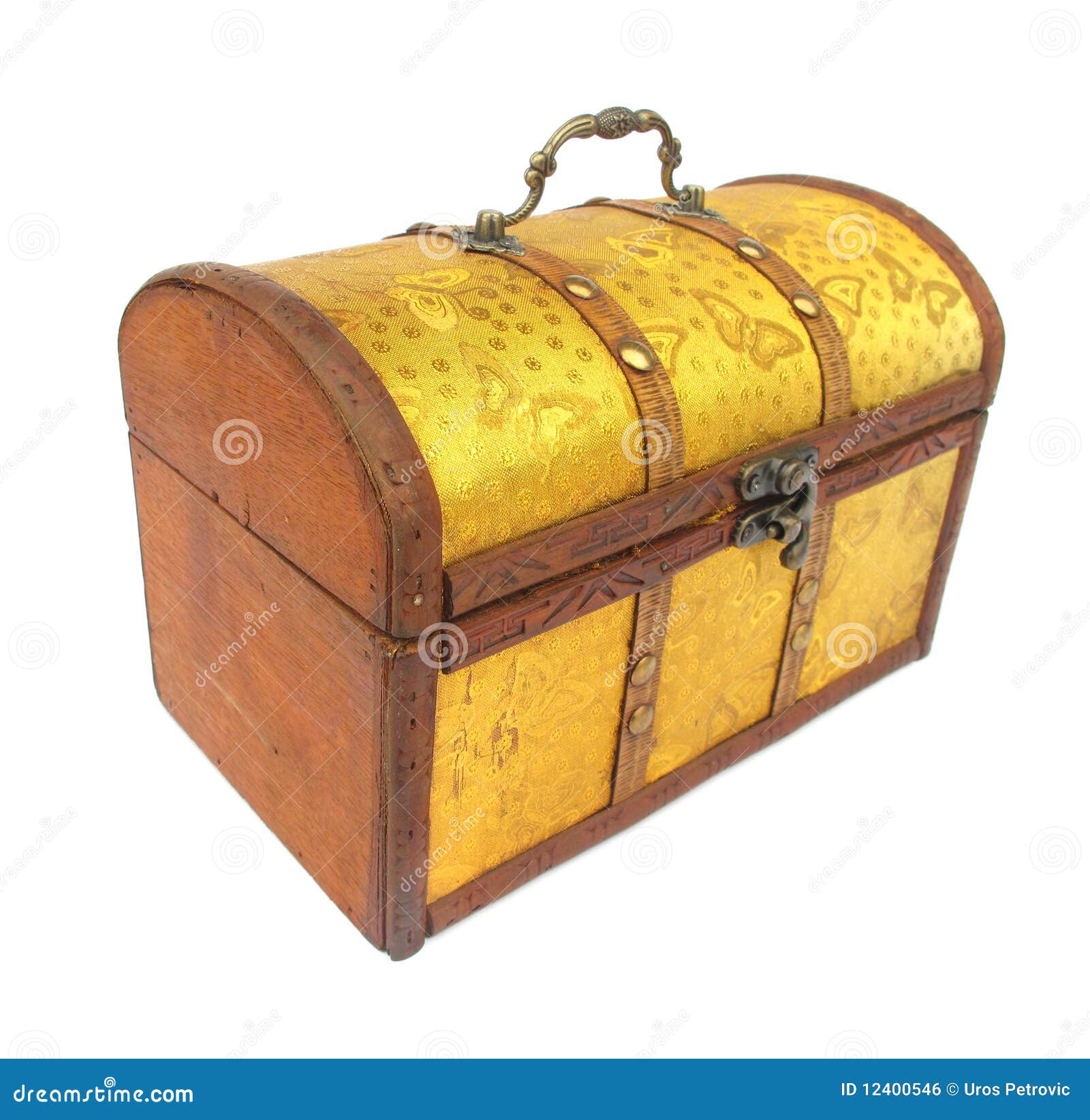 3d Golden Treasure Chest Stock Photo - Download Image Now - Treasure Chest,  Trunk - Furniture, Gold - Metal - iStock