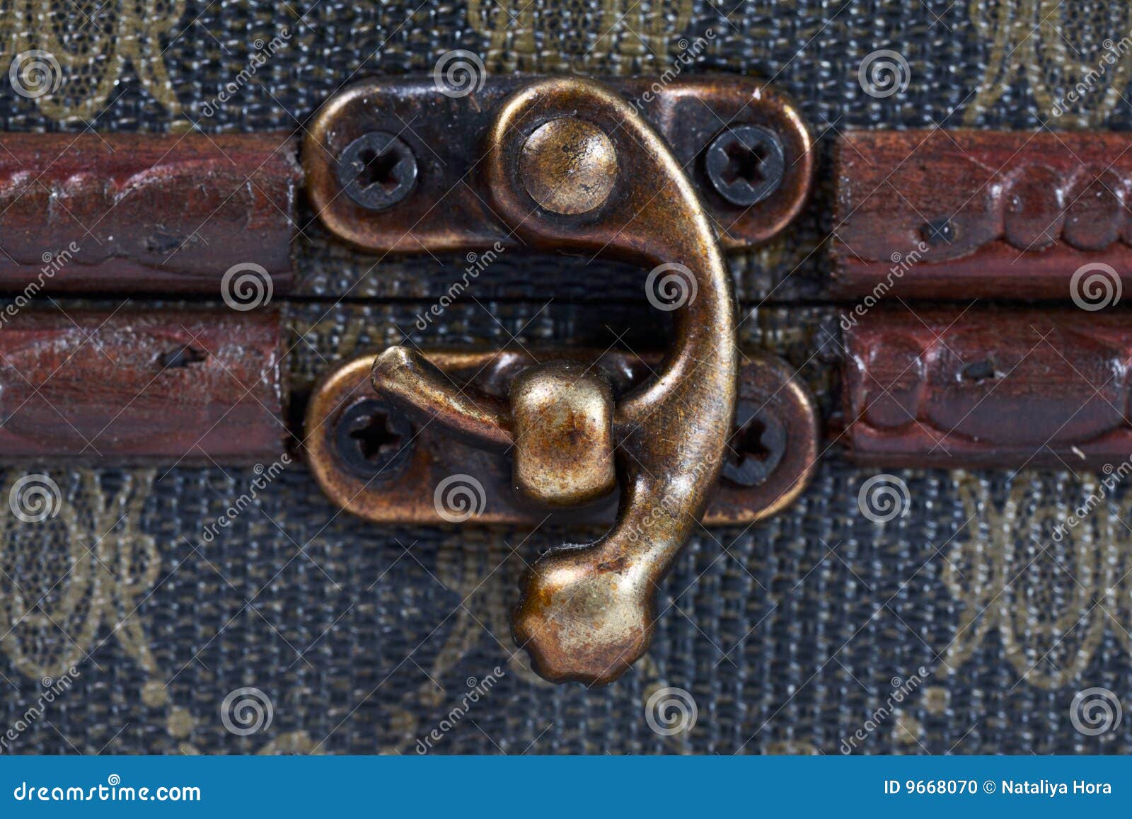 Chest lock stock photo. Image of ornate, kist, catch, metal 9668070