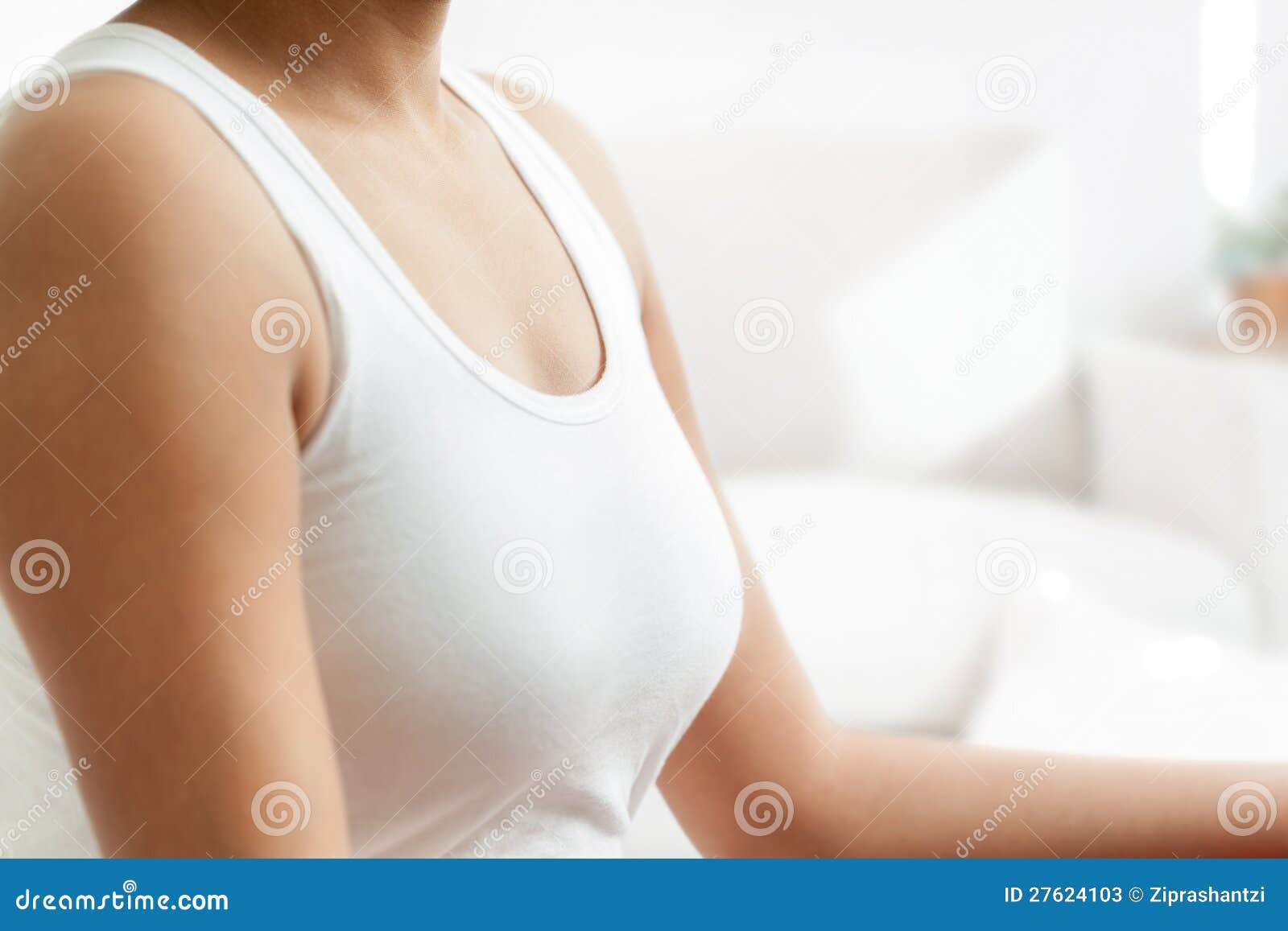Chest of woman stock image. Image of clothing, parts 27624103