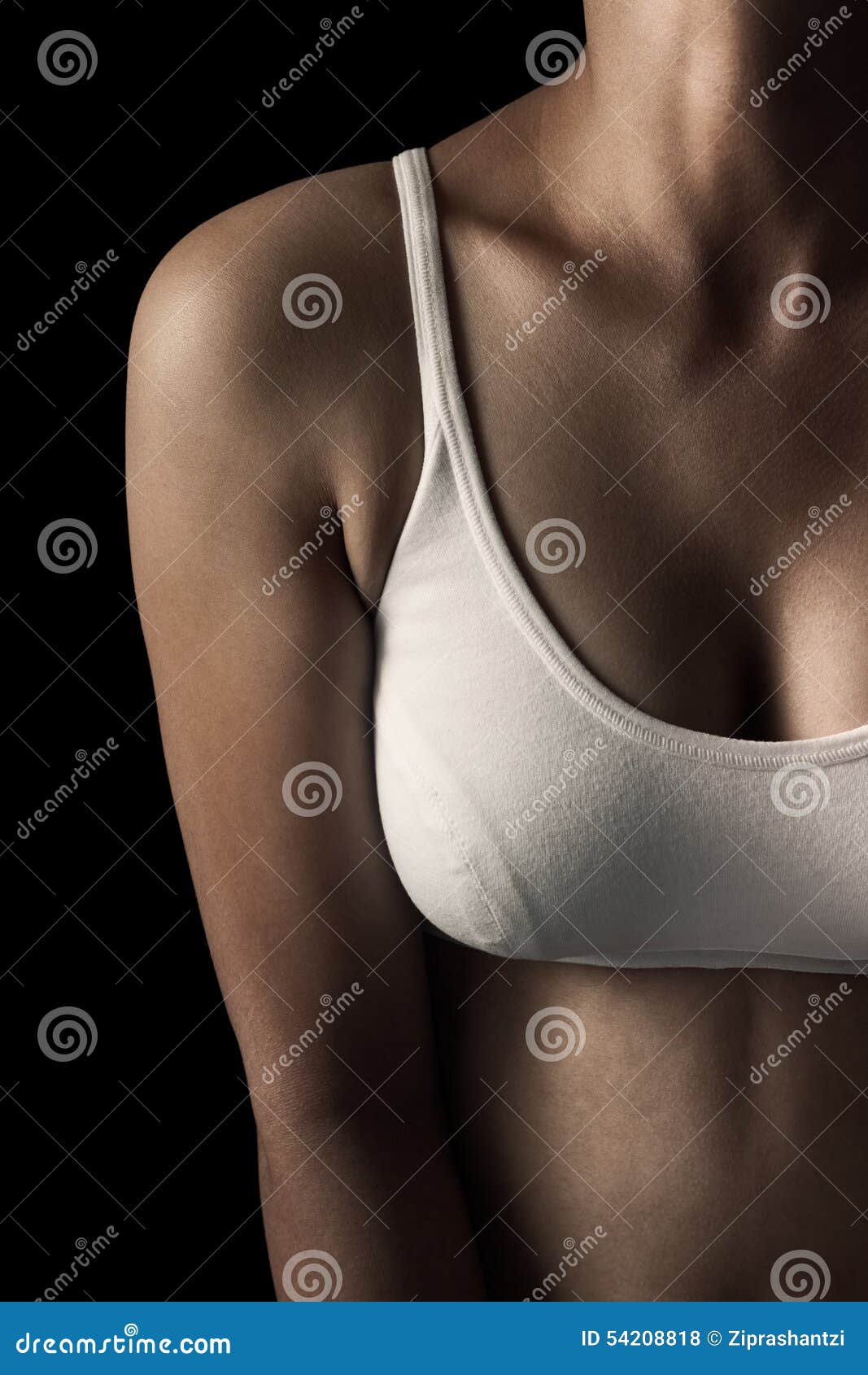 Chest of a Young Indian Woman Stock Photo - Image of girl, erotica: 54208818