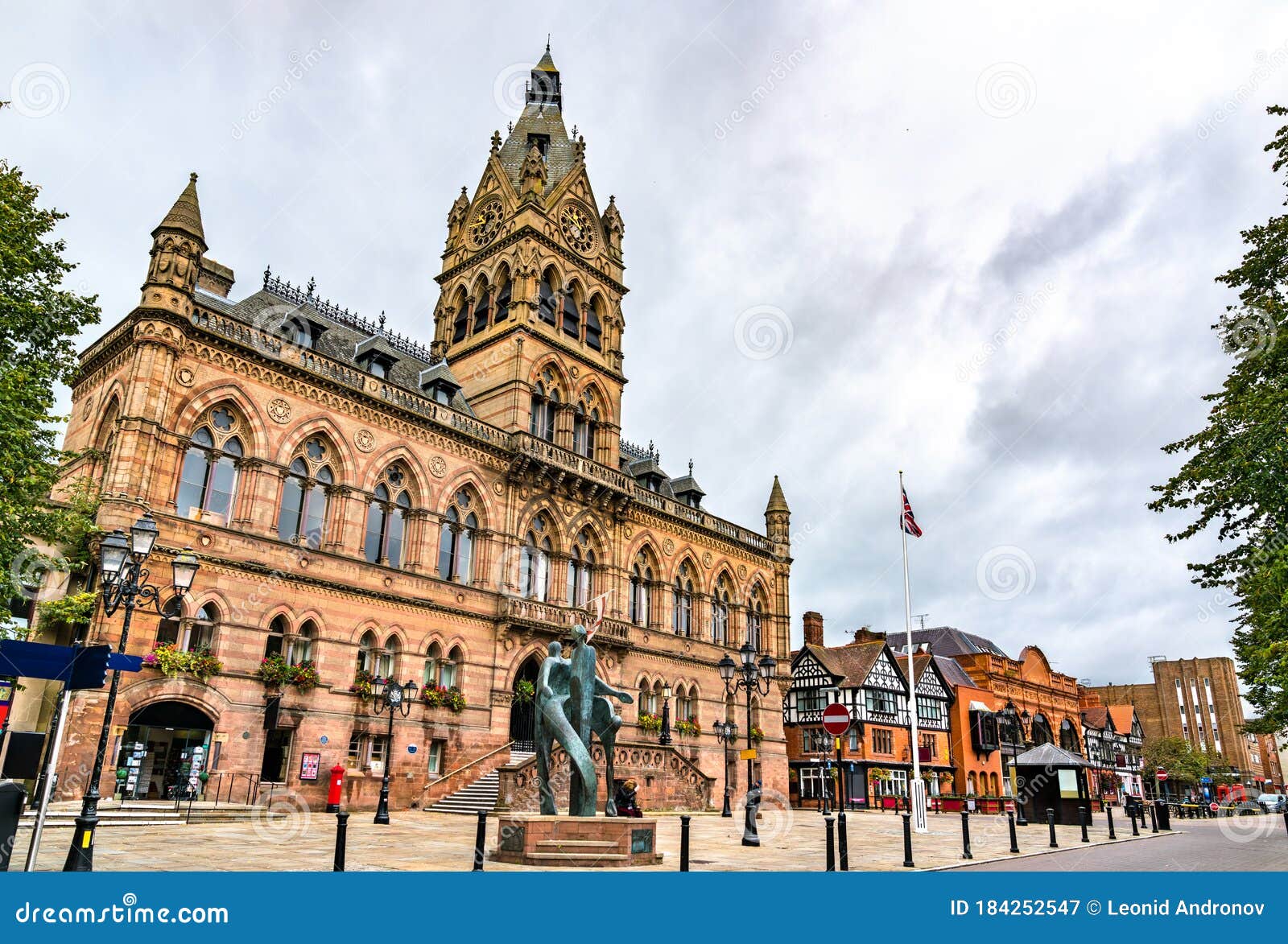 Chester Town Hall in England Editorial Photography Image of city