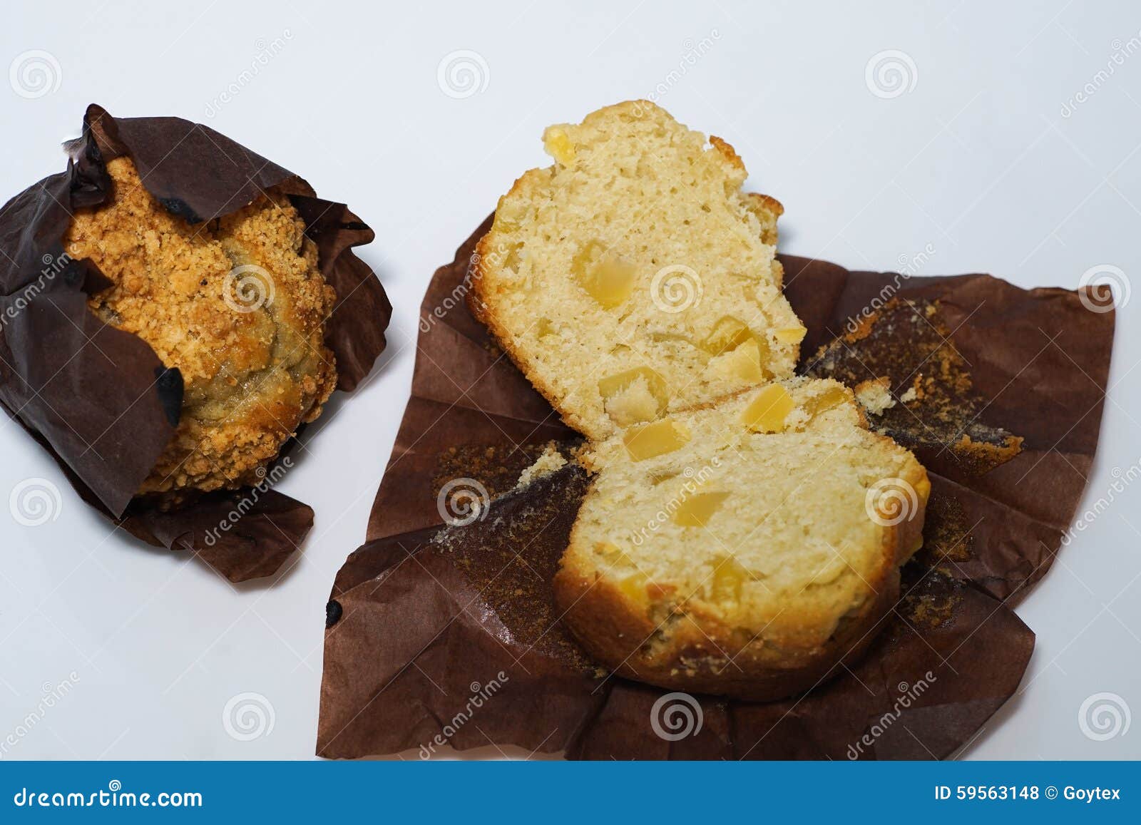 A fresh special chestnut cupcakes