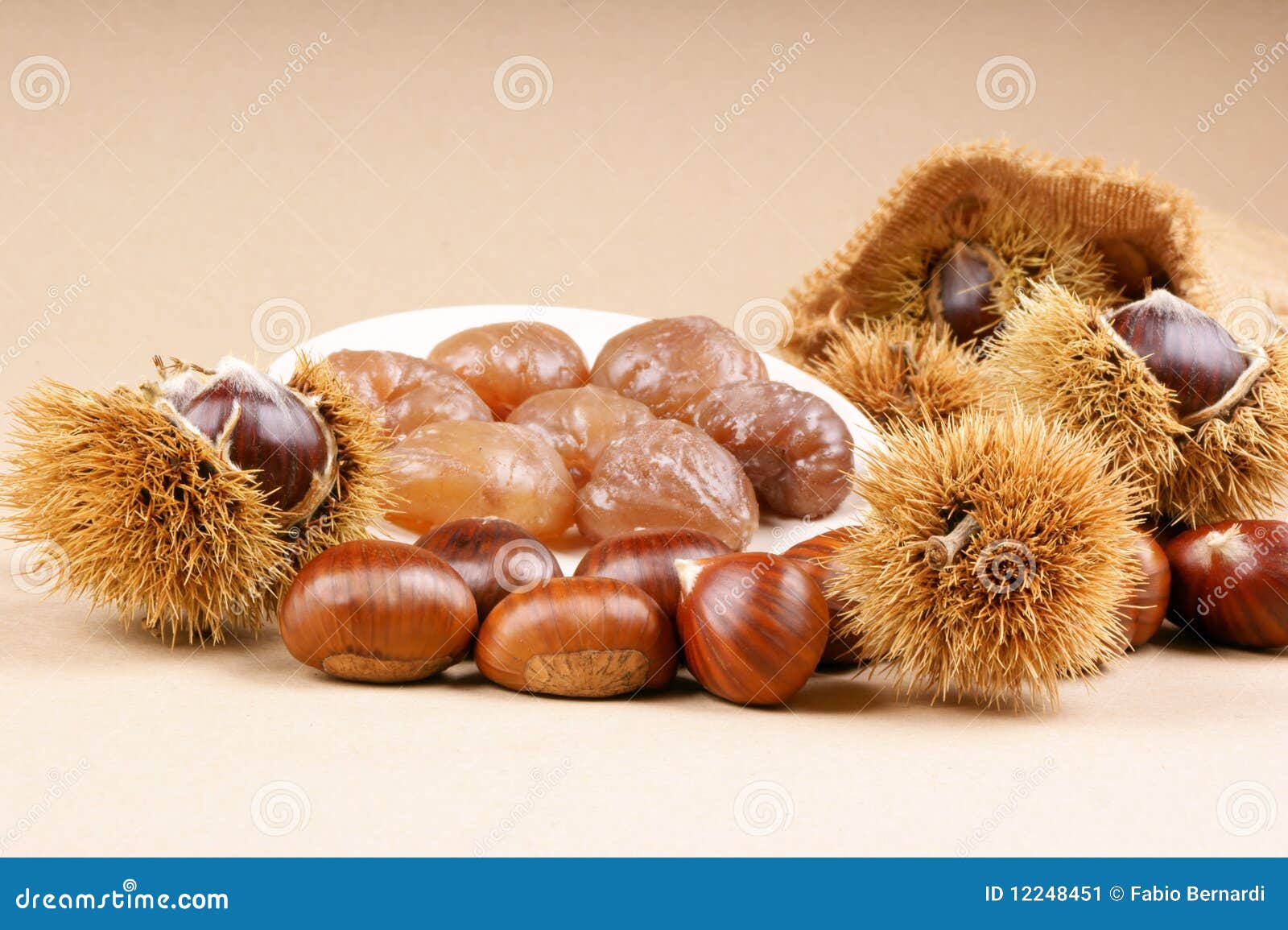 chestnuts and marron glace