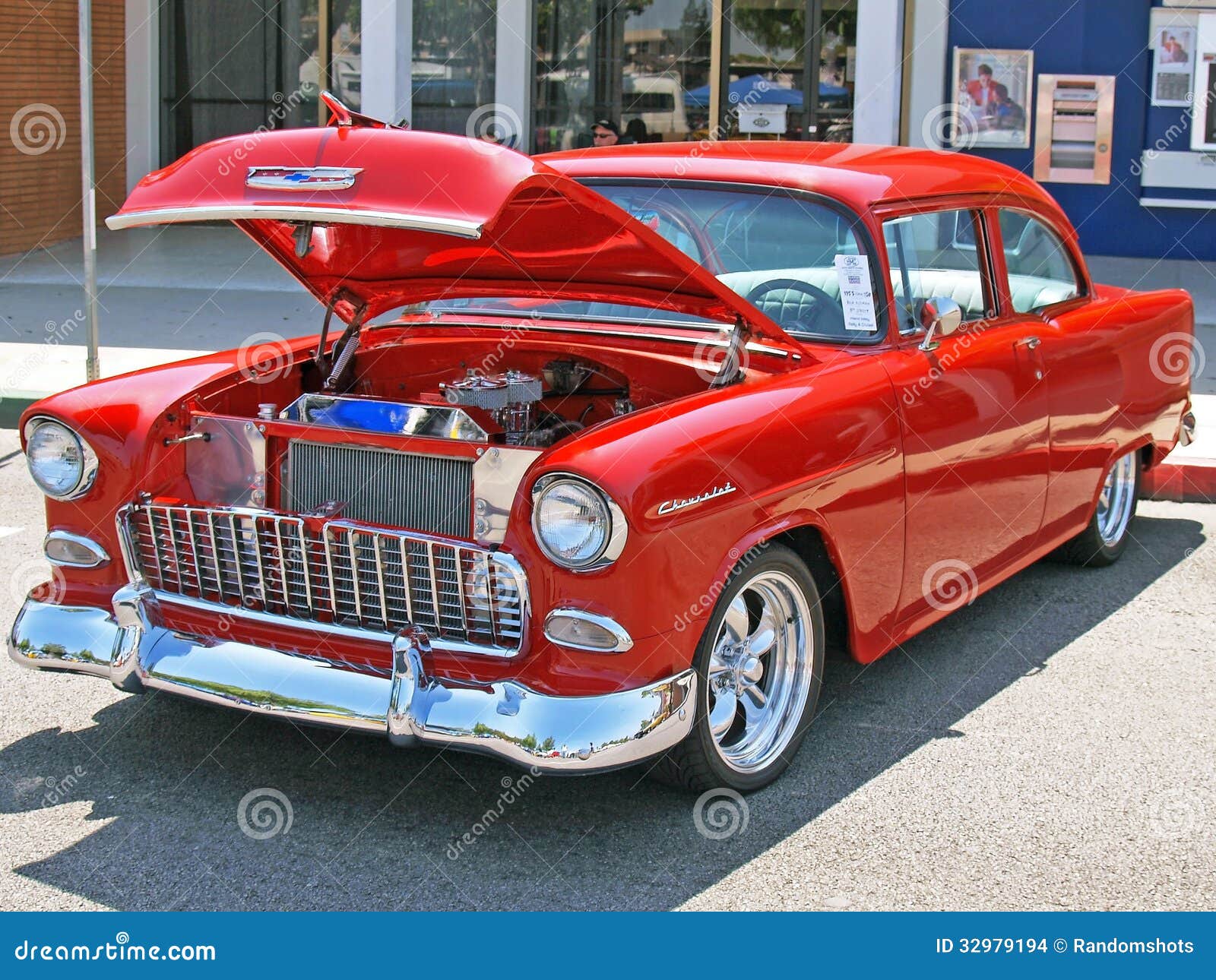 1955 Chevrolet editorial stock image. Image of custom - 32979194