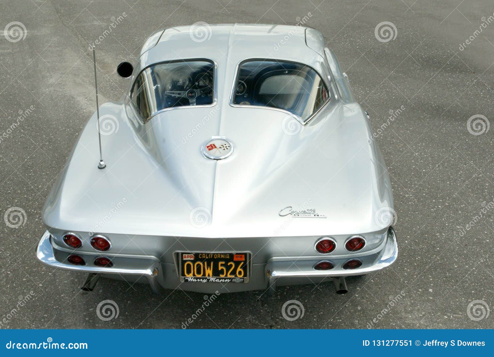 1956 chevy corvette split window