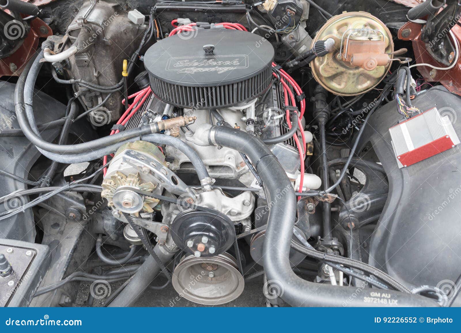 Chevrolet Monte Carlo Engine On Display Editorial Photography - Image