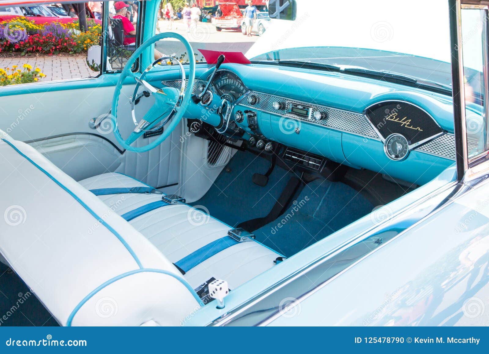 Chevy Bel Air Interior 1955 Redaktionelles Bild Bild Von